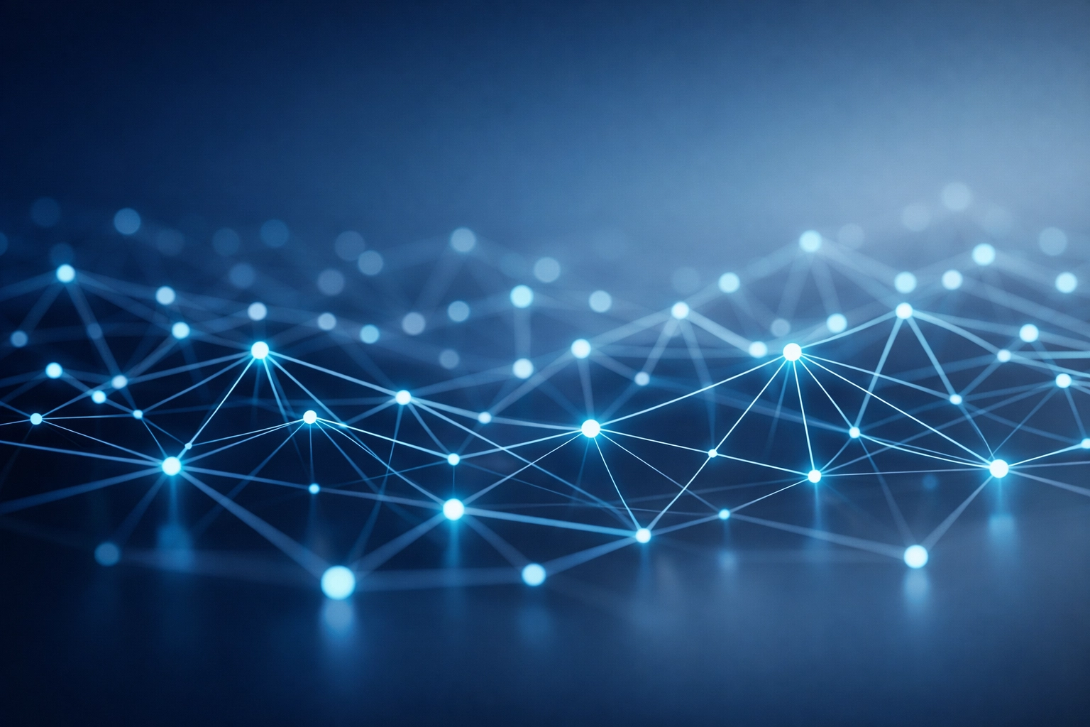 Interconnected data network showing pattern recognition in workplace safety analysis