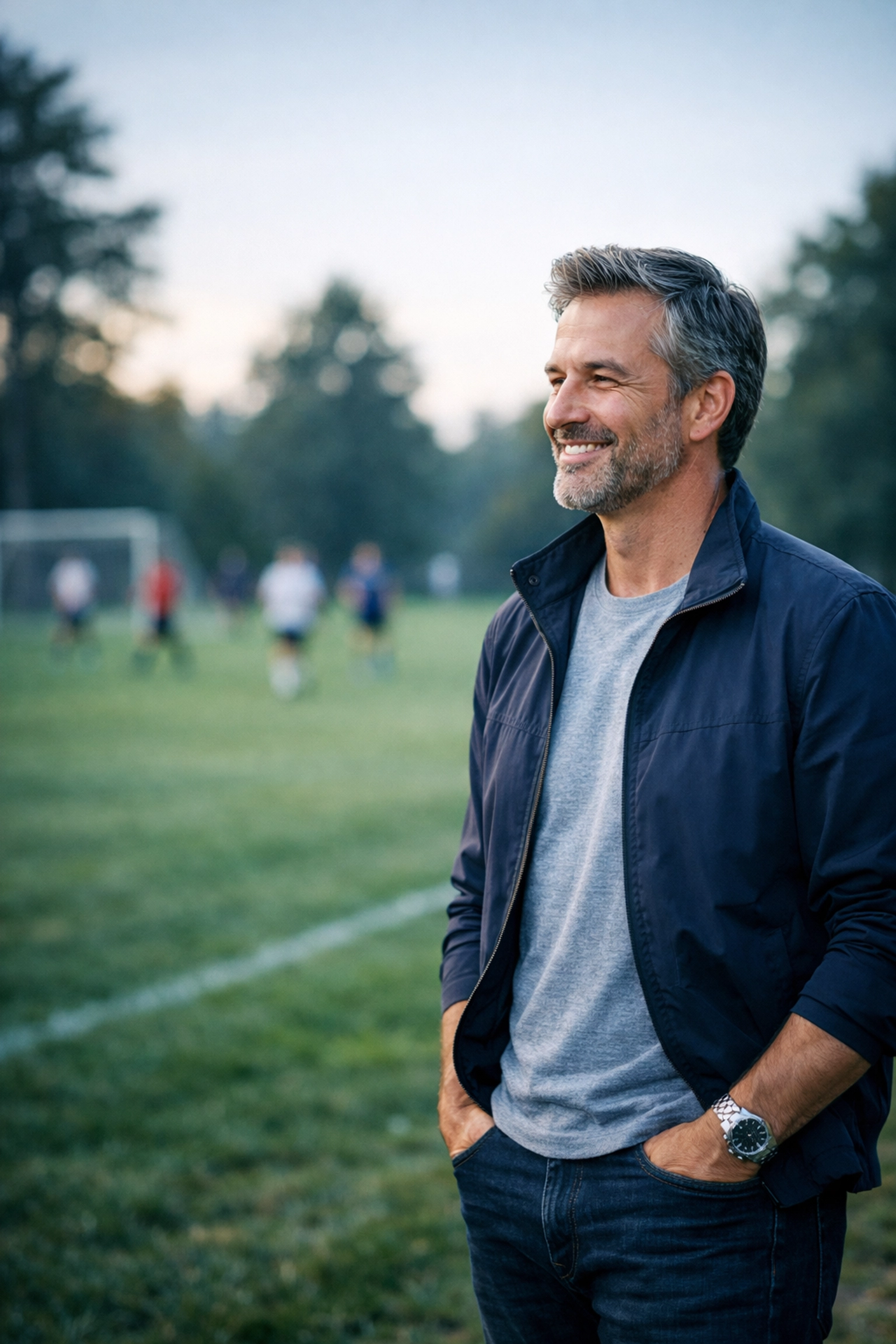 A relaxed business leader enjoying personal time after reclaiming hours through Microsoft AI integration.