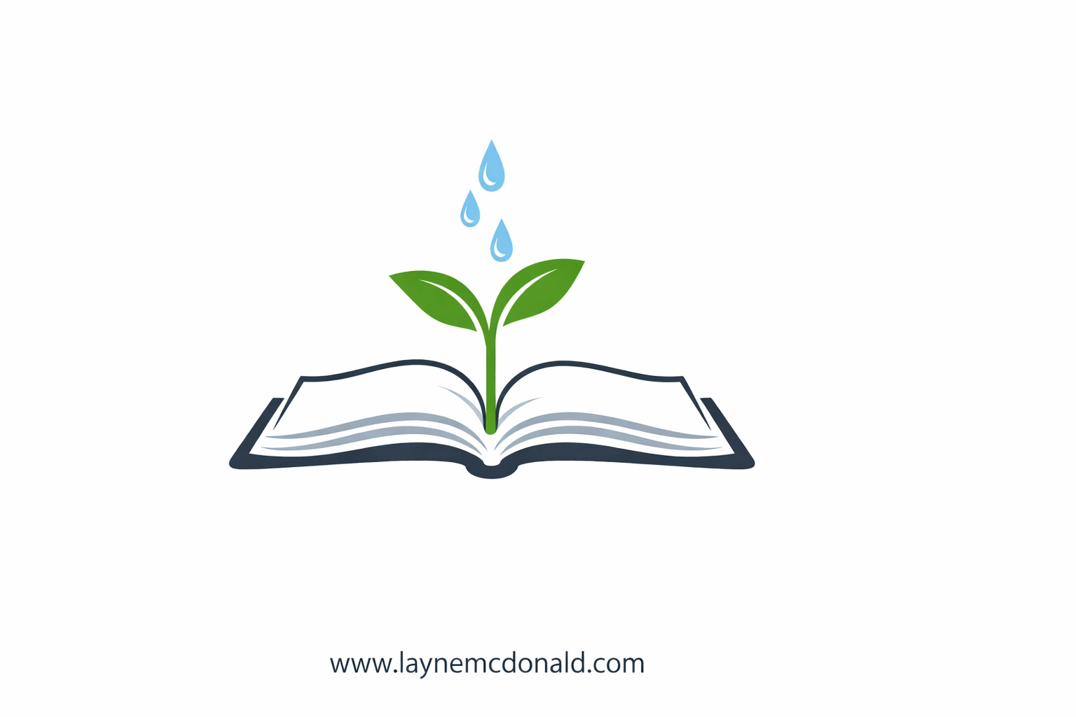 A fresh green sprout growing from an open Bible, illustrating daily spiritual growth and scriptural meditation.