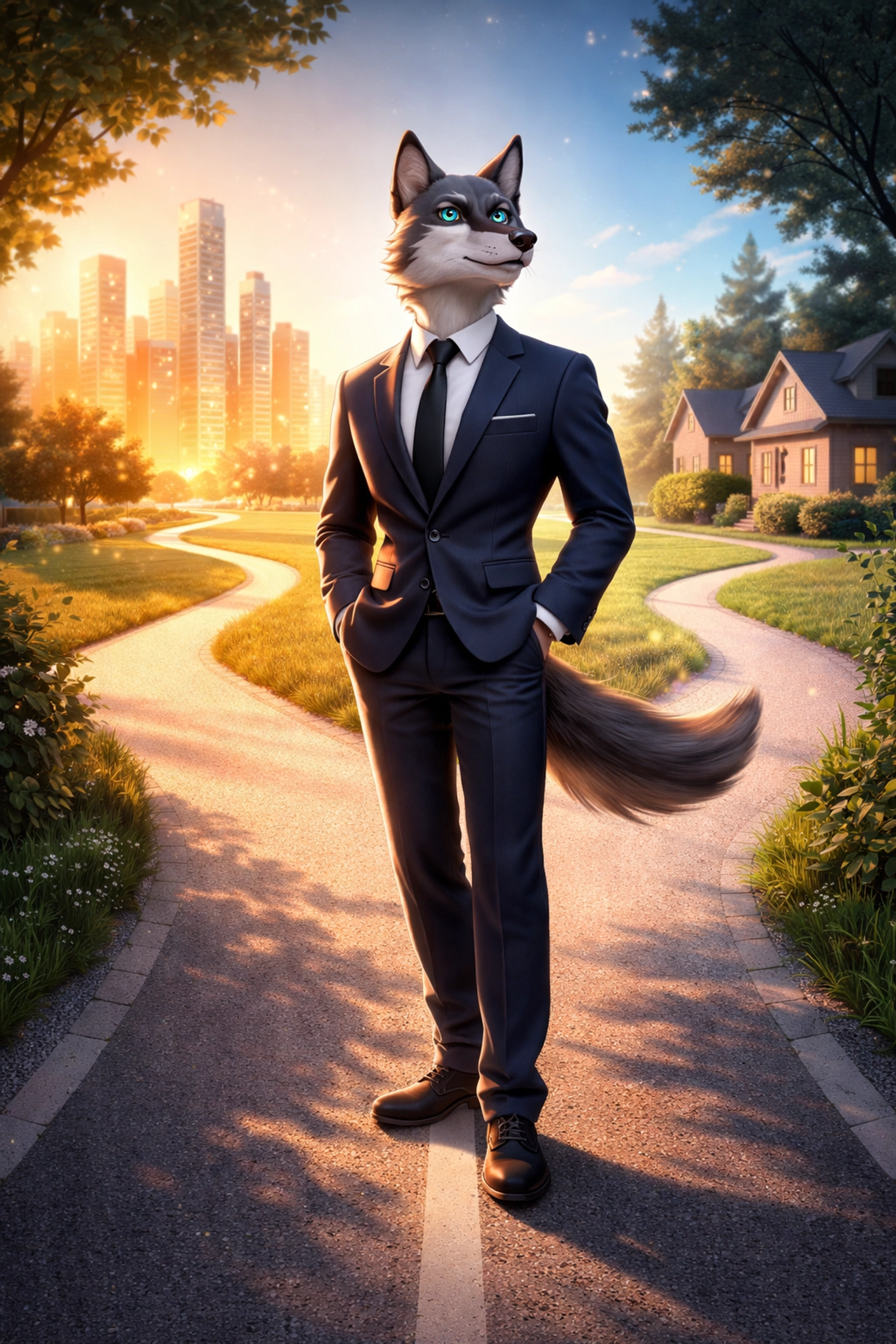 Mr. Wolf facing a crossroads between his criminal past and redemption in The Bad Guys 2