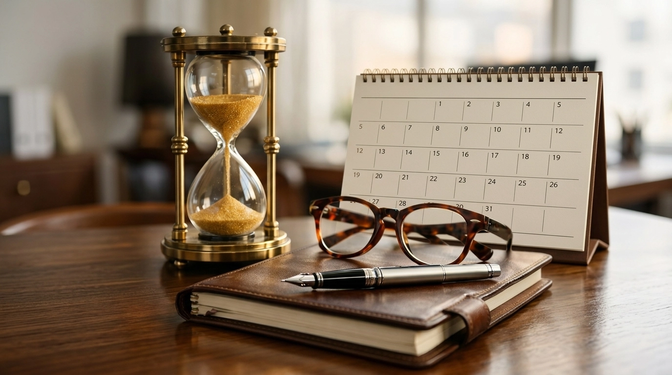 Tax planning for small business deadlines shown with a clean, elegant planner and compliance desk setup.