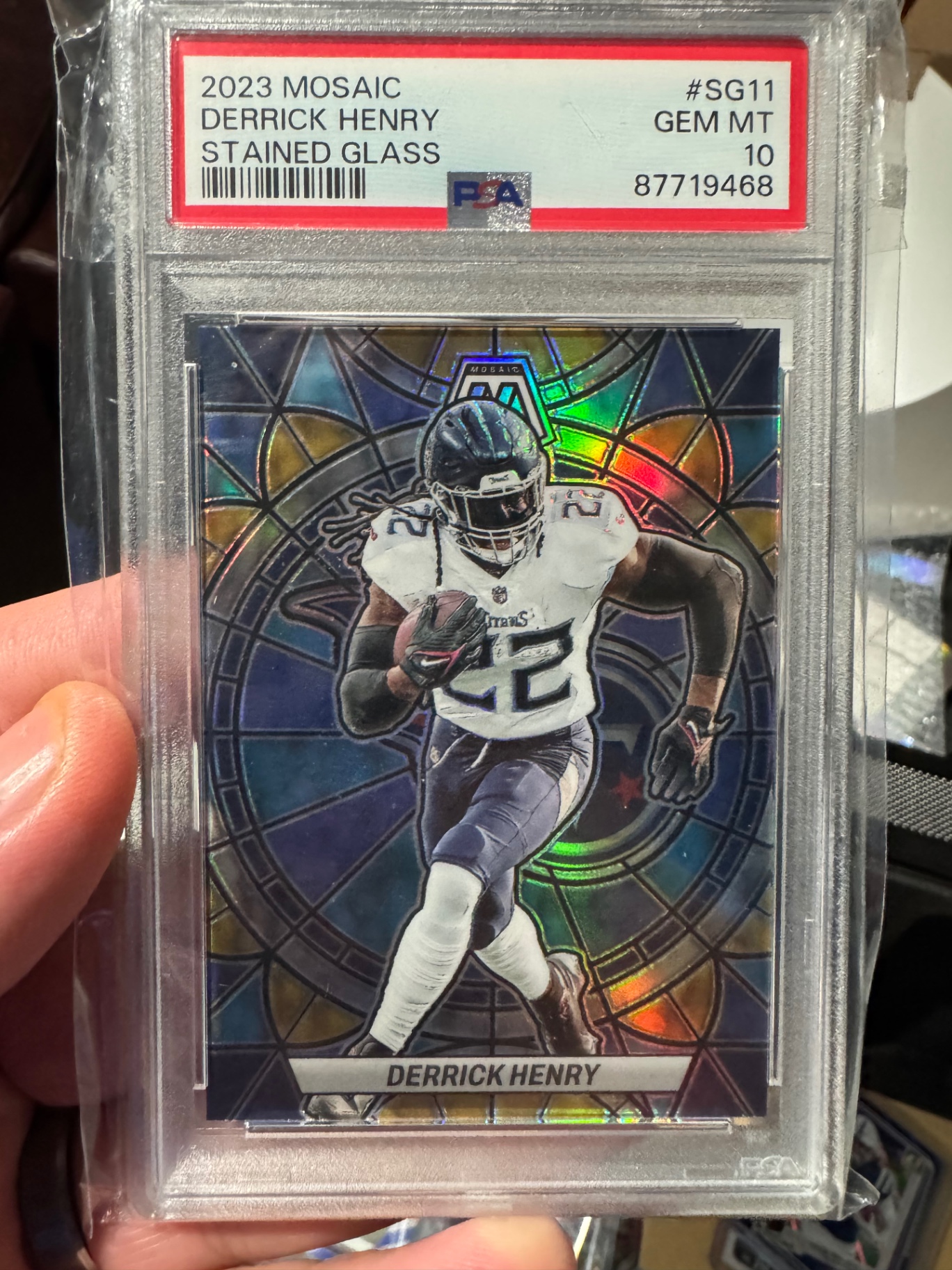 Mosaic Stained Glass card