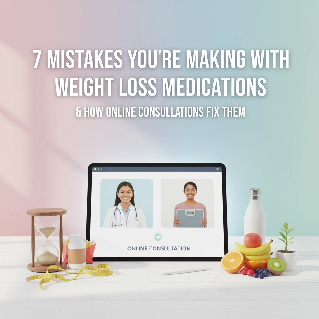 7 Mistakes You&#39;re Making with Weight Loss Medications (And How Online Consultations Fix Them)