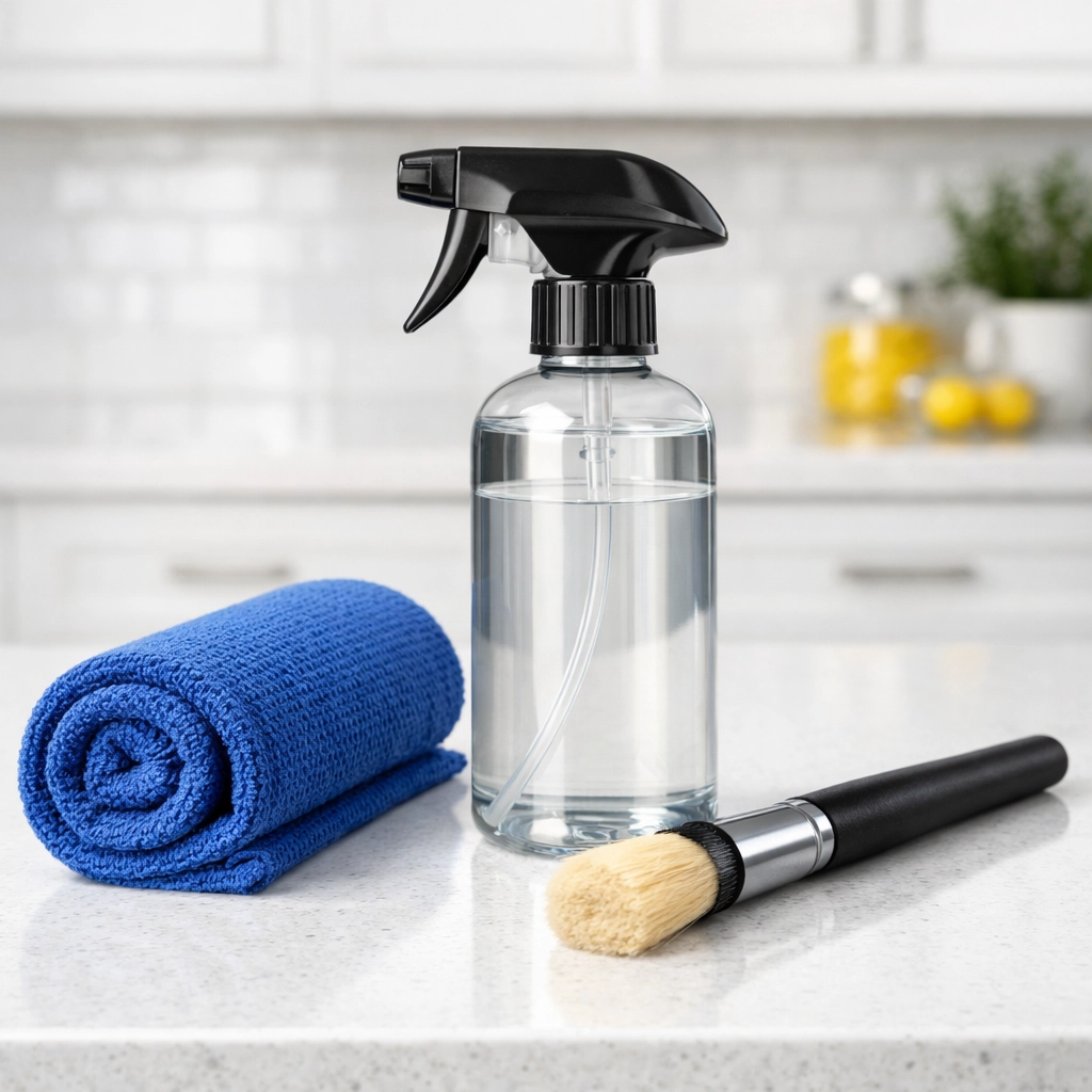 Professional cleaning tools and eco-friendly supplies for expert cleaning services near me in Massachusetts.