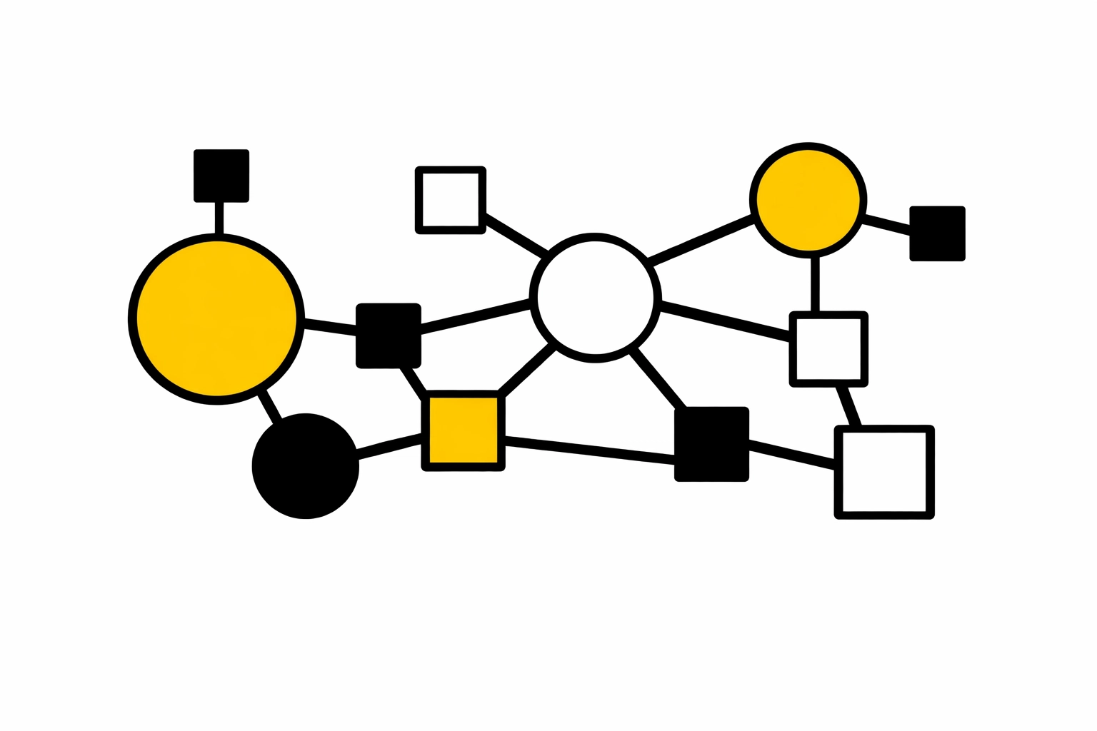 Connected network diagram showing API-first HR ecosystem integration for SMBs