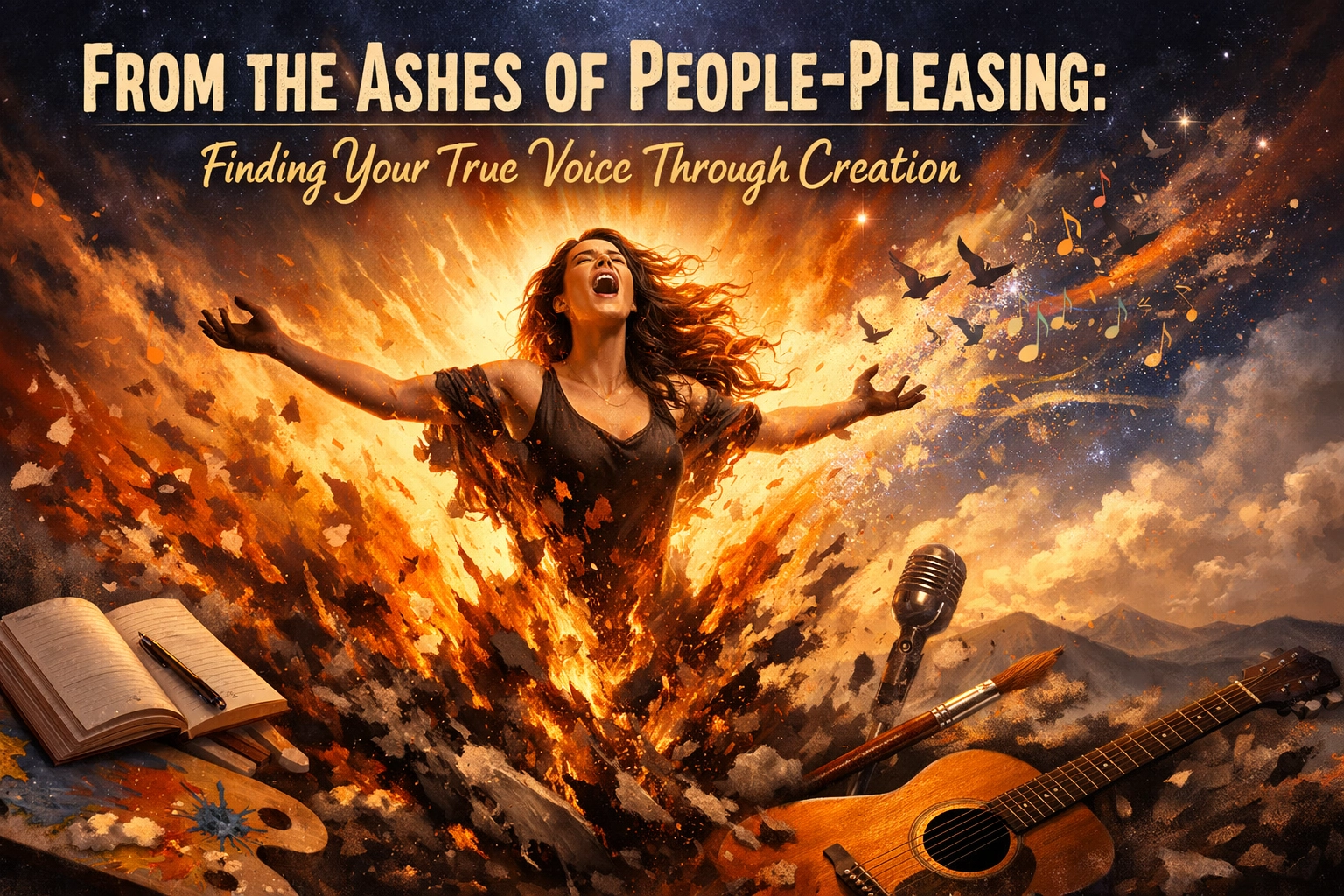 [HERO] From the Ashes of People-Pleasing: Finding Your True Voice Through Creation