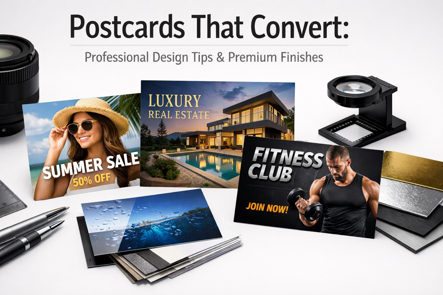 [HERO] Postcards That Convert: Professional Design Tips & Premium Finishes