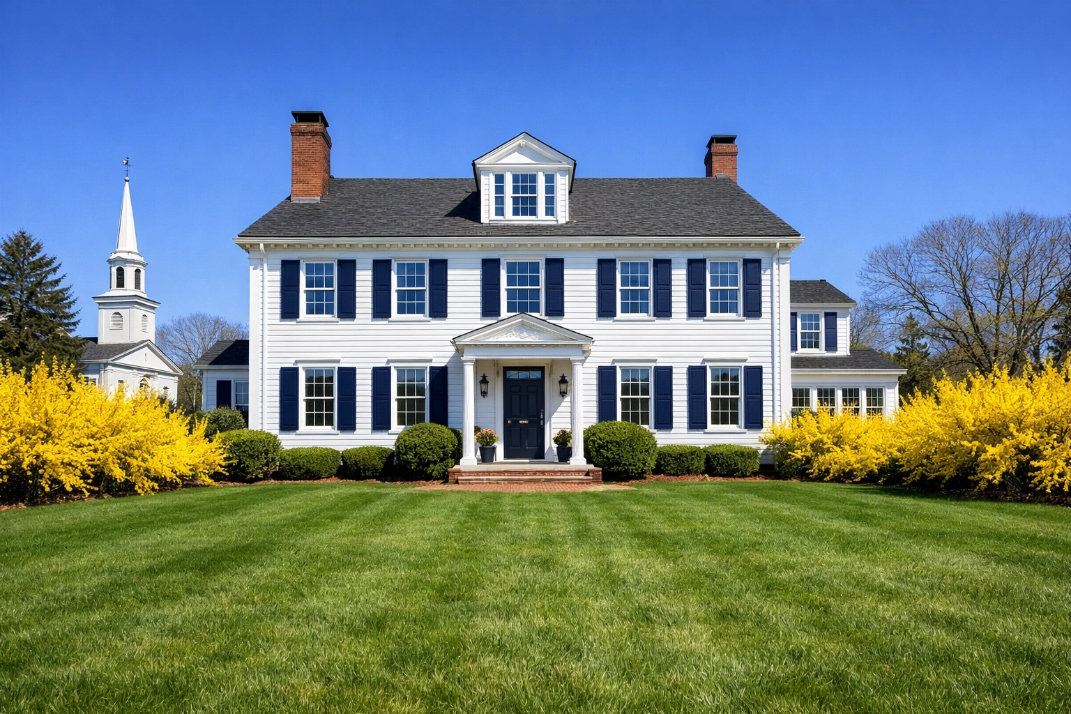 A beautiful Andover Massachusetts estate representing the excellence of local luxury cleaning services.