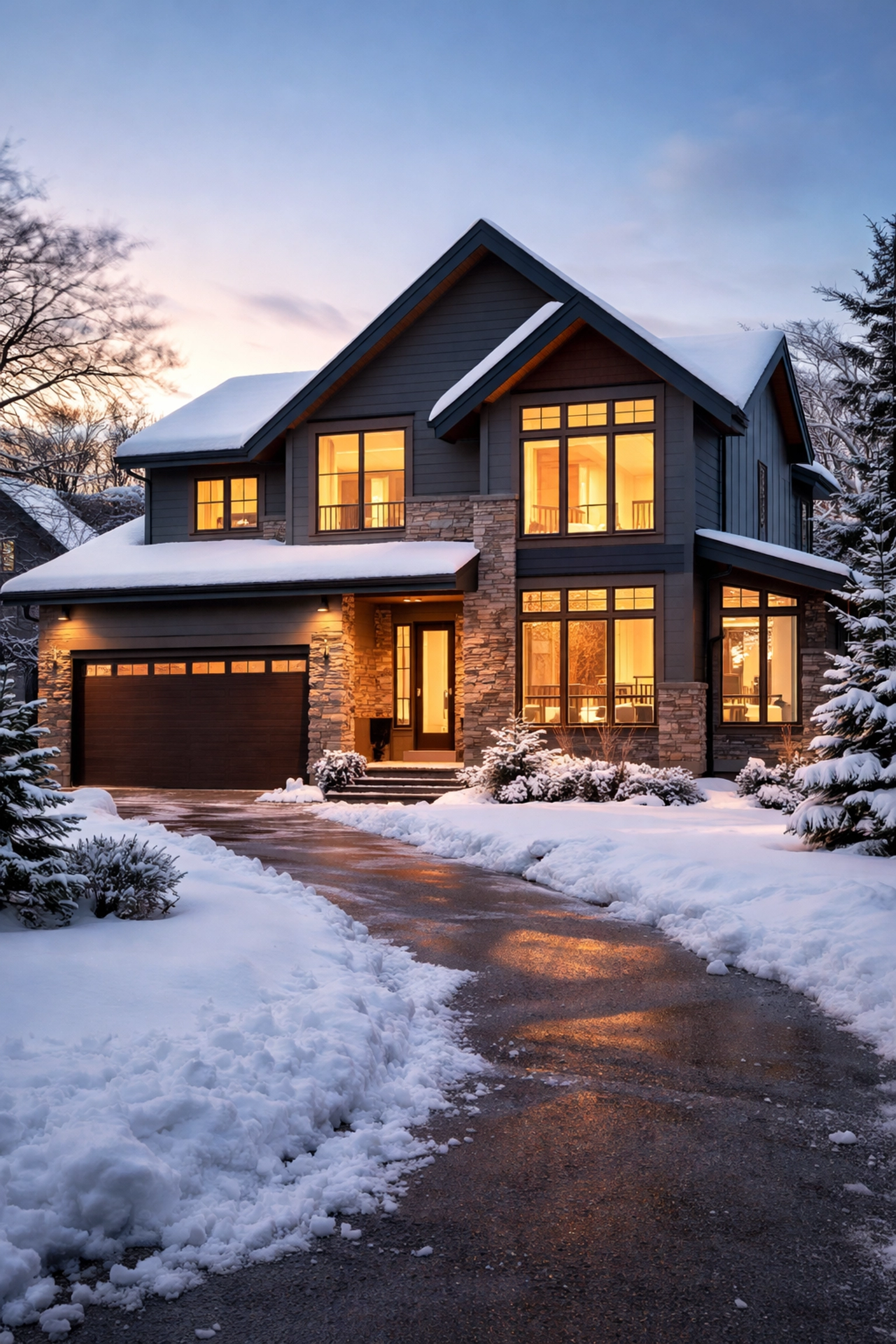 Cozy Winnipeg home at dusk representing untapped home equity potential for wealth building