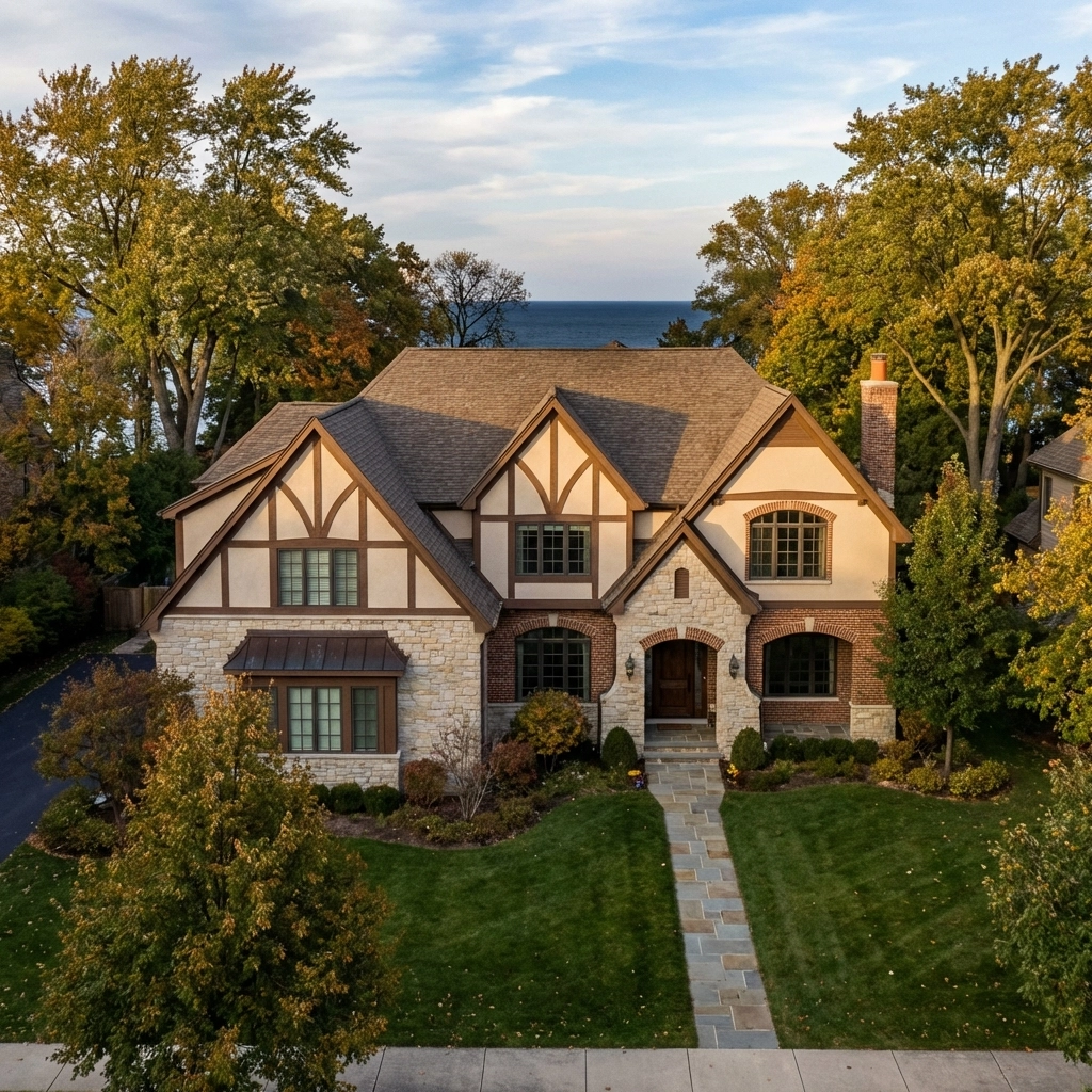 Classic Curb Appeal: Why Stucco, Stone, and Brick Define North Shore Real Estate