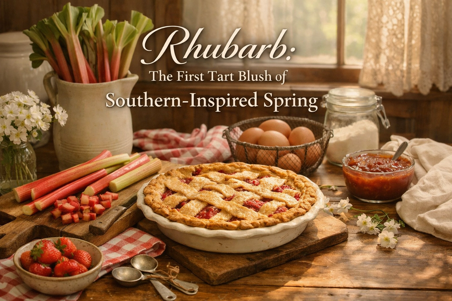 [HERO] Rhubarb: The First Tart Blush of Southern-Inspired Spring