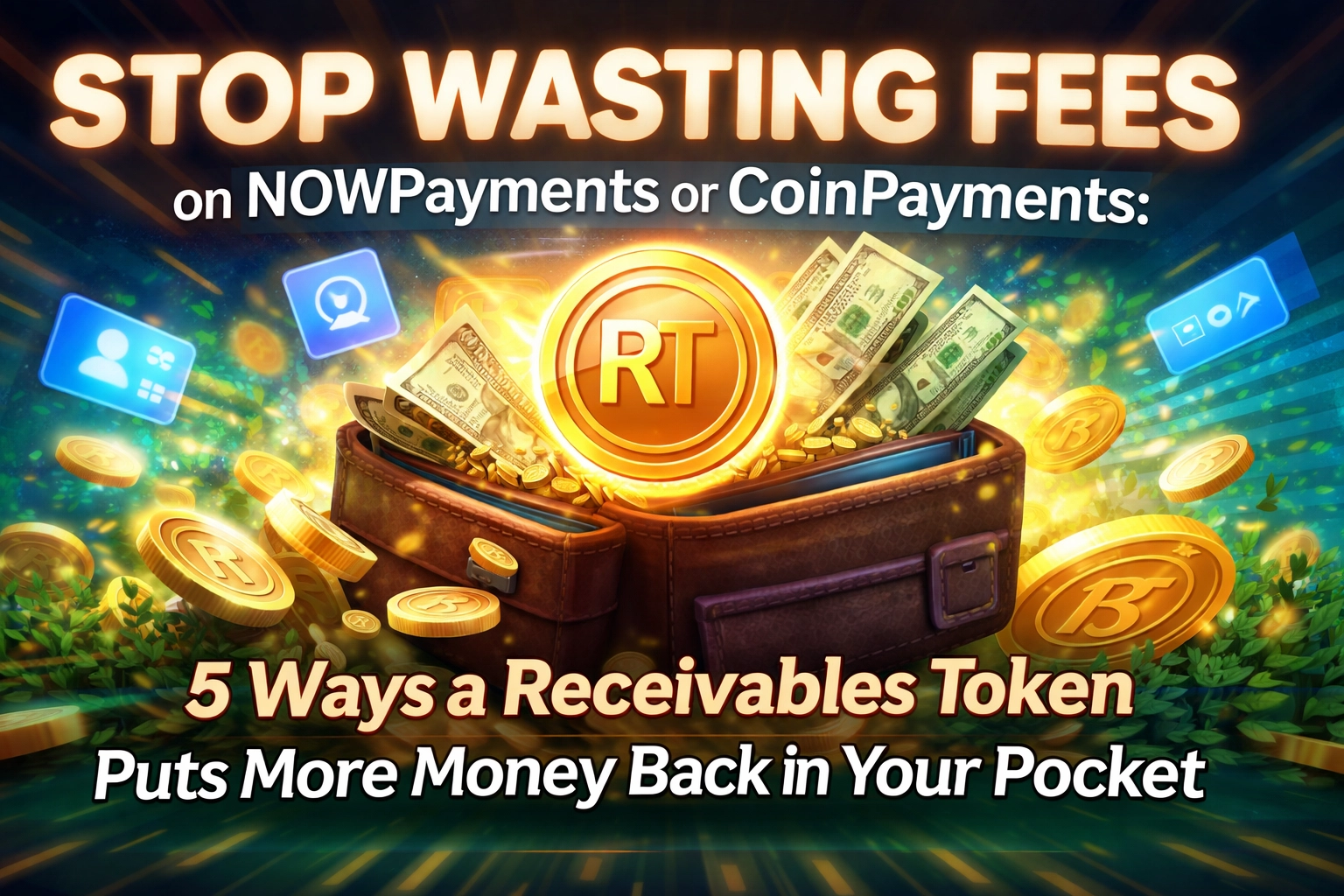 [HERO] Stop Wasting Fees on NOWPayments or CoinPayments: 5 Ways a Receivables Token Puts More Money Back in Your Pocket