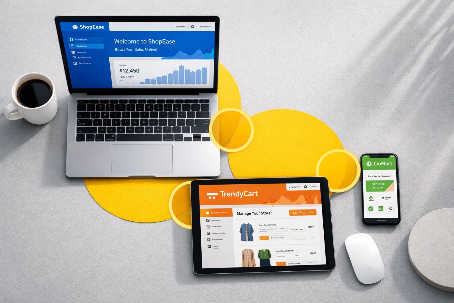 Multi-channel e-commerce workspace managing Amazon and other marketplace platforms