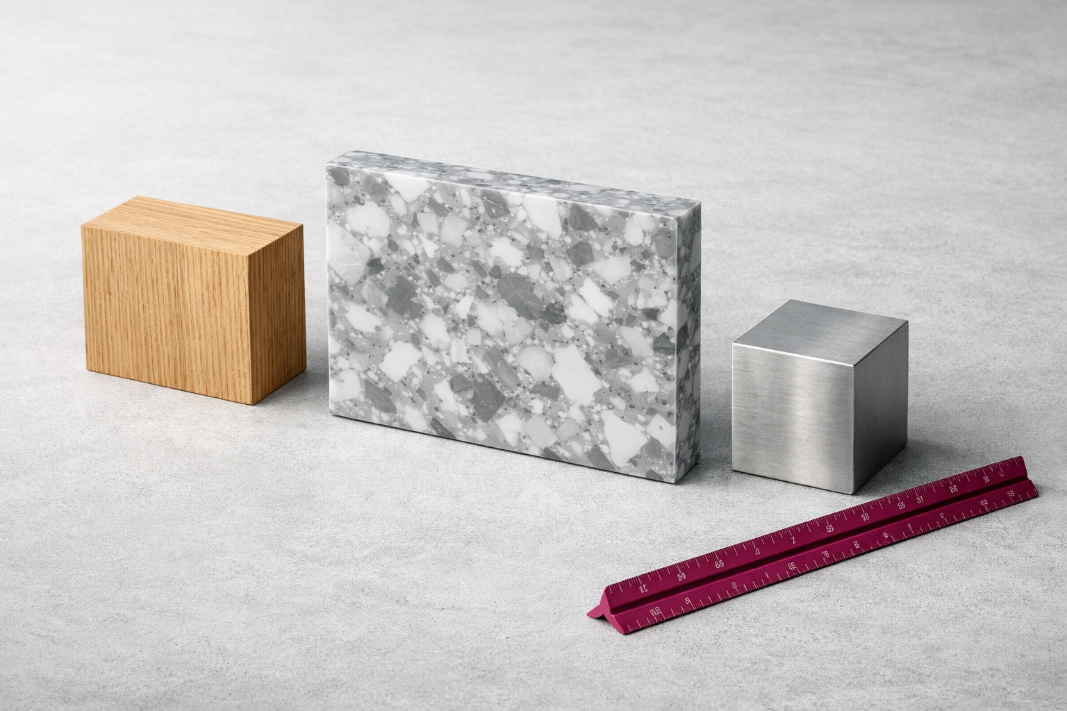 Sustainable material comparison of recycled plastic panels, timber, and steel for government procurement targets.