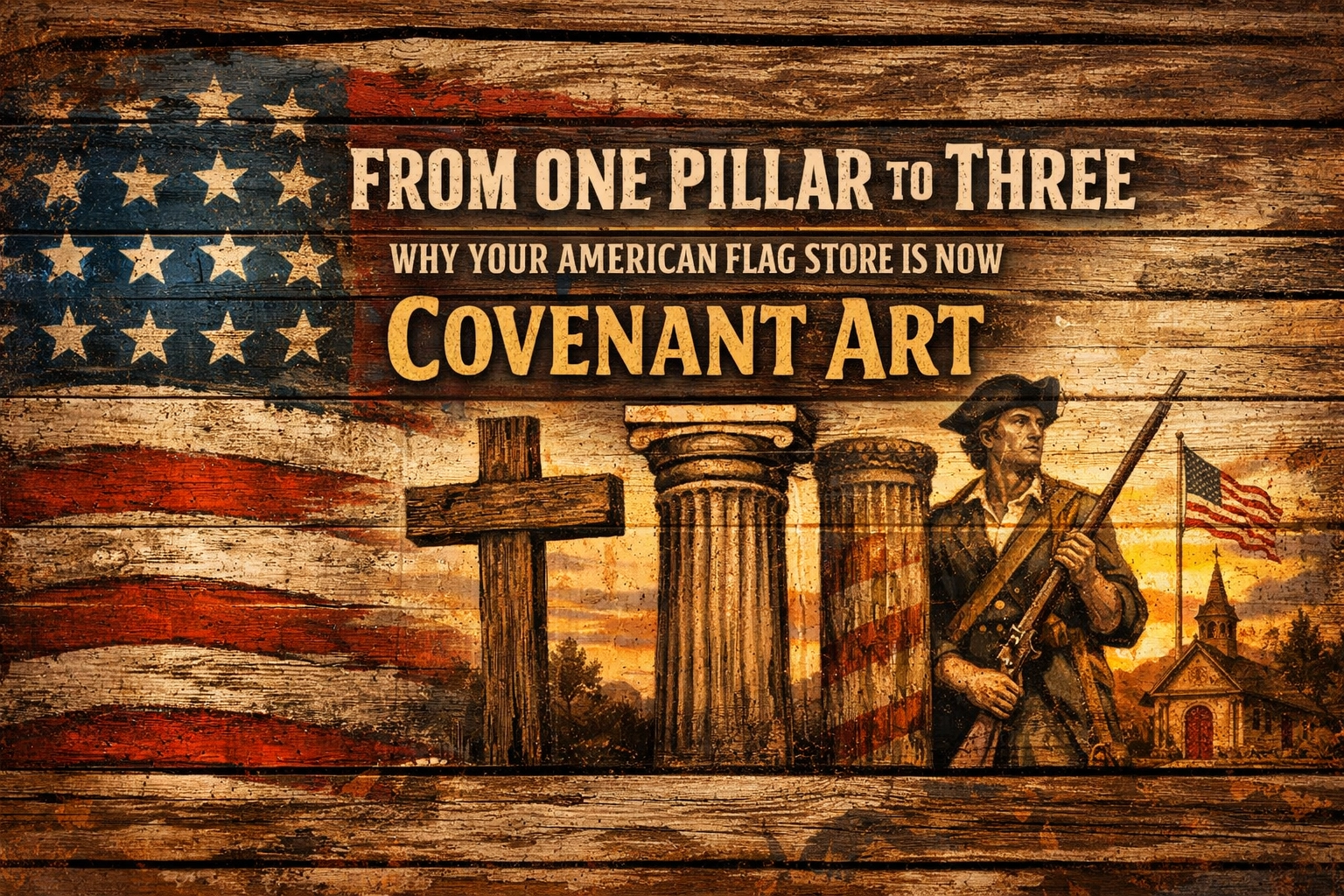 [HERO] From One Pillar to Three: Why Your American Flag Store is Now Covenant Art