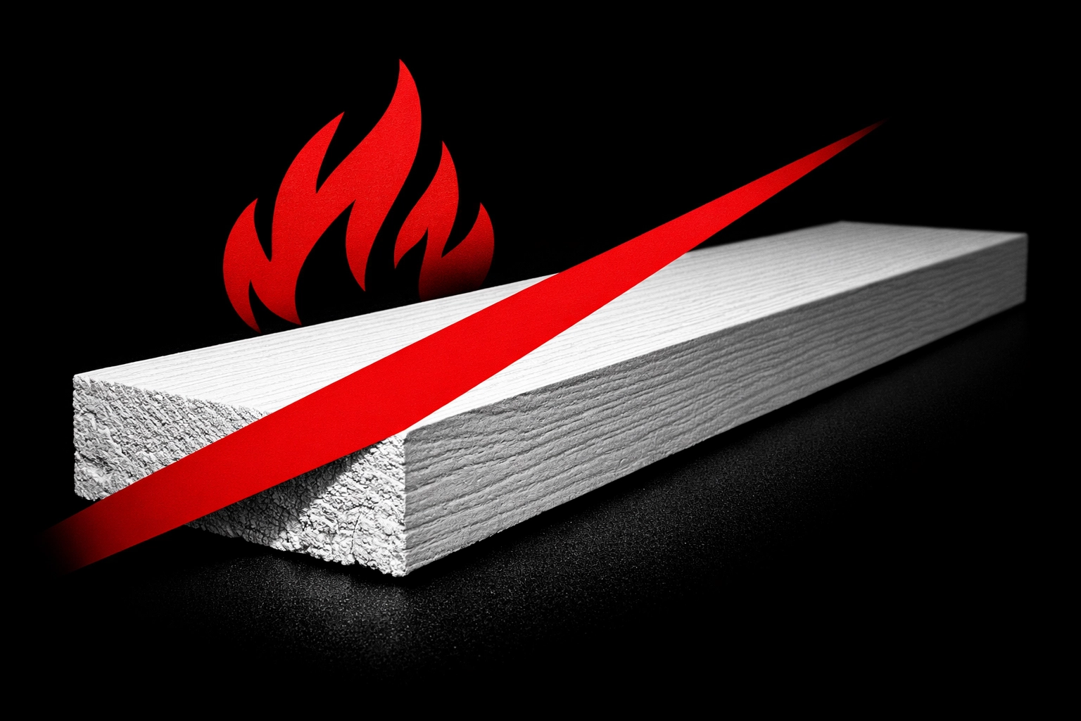 Durable fiber cement siding plank showing fire resistance and strength for Chattanooga home exteriors.