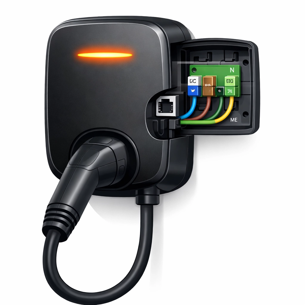 Smarte Wallbox Installation in Wien als Teil eines effizienten Energiemanagements mit PV-Anlage.