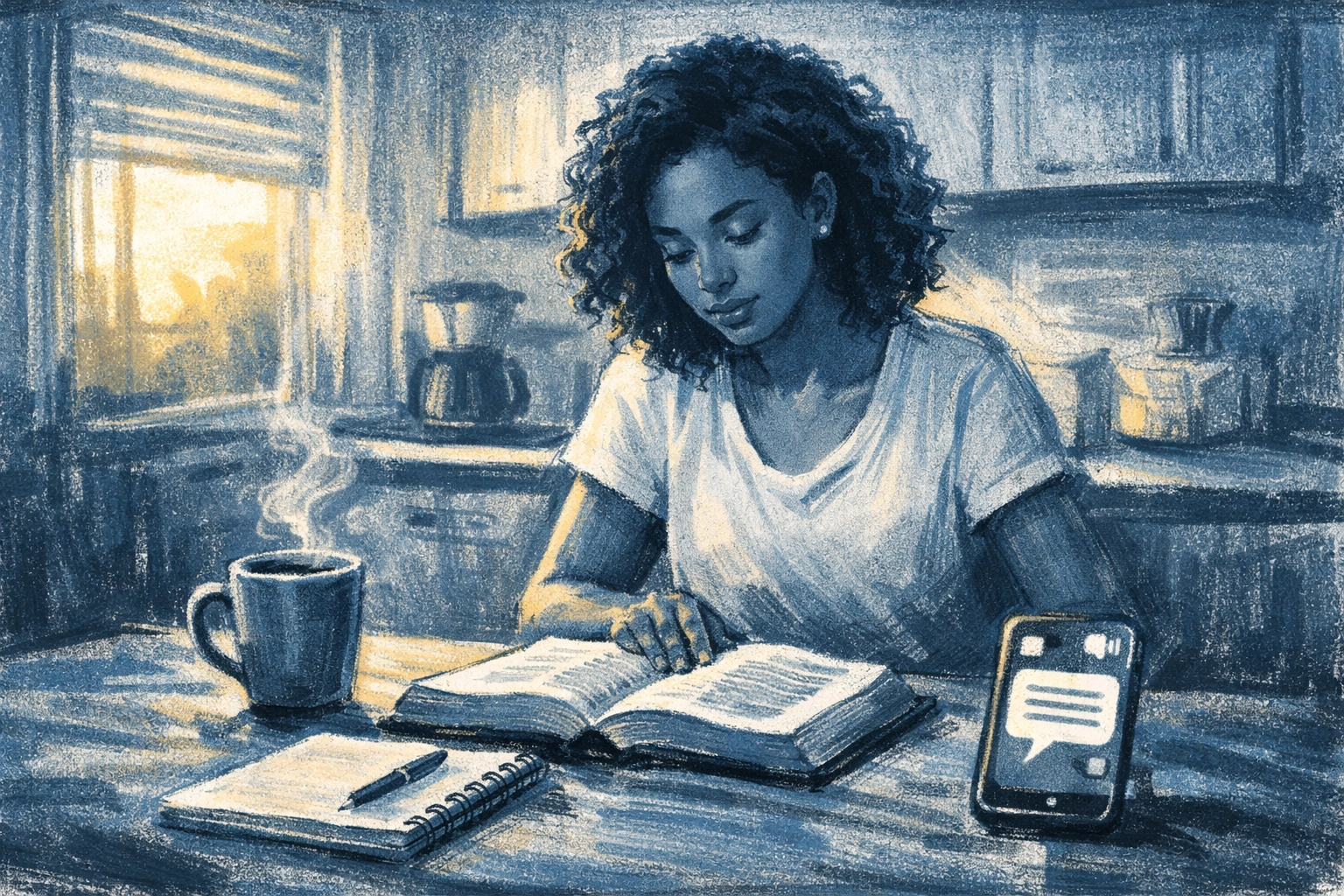 Believers worshiping with raised hands filled with Holy Spirit power