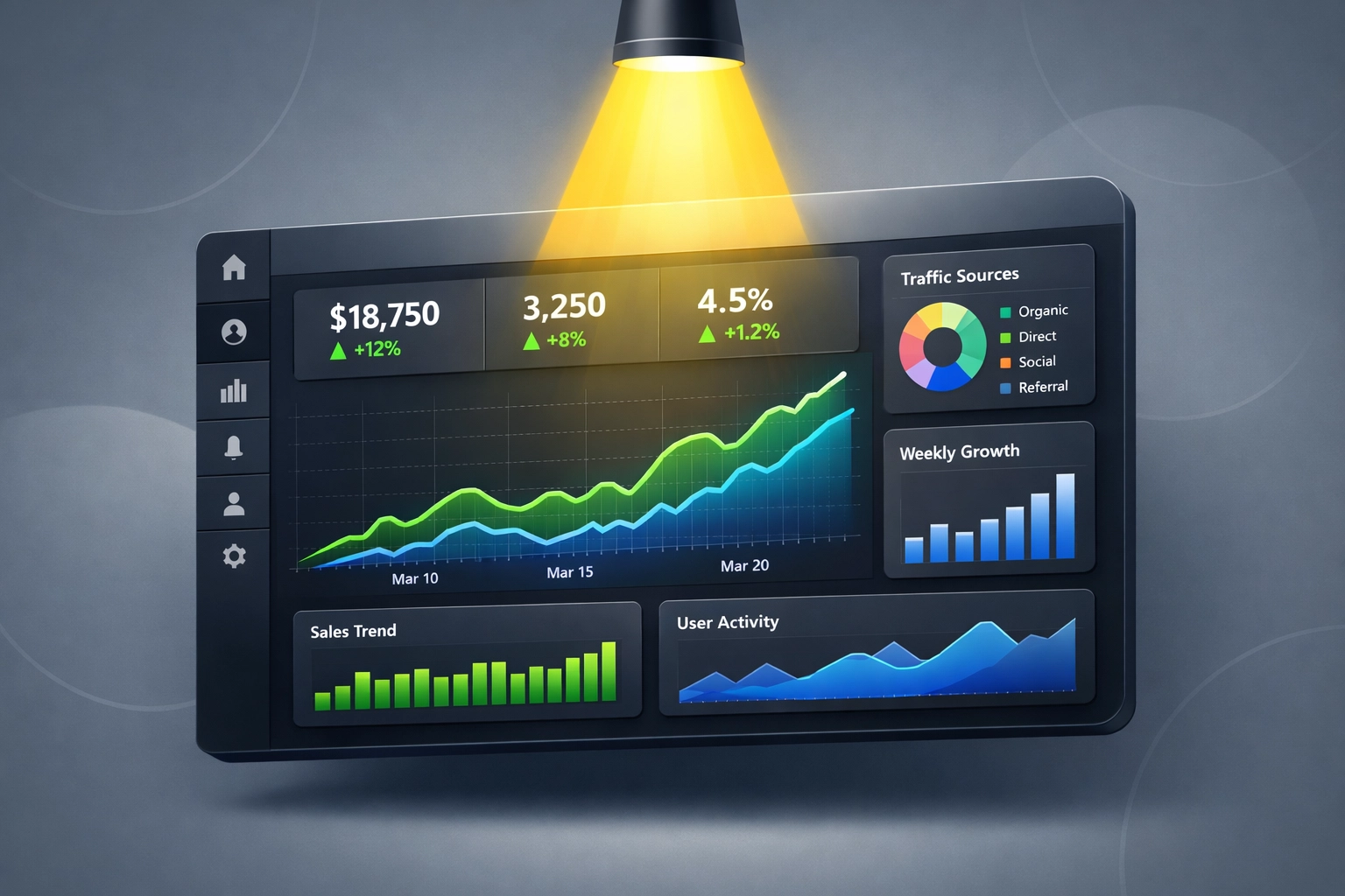 Amazon advertising dashboard showing improved ACoS and campaign performance metrics