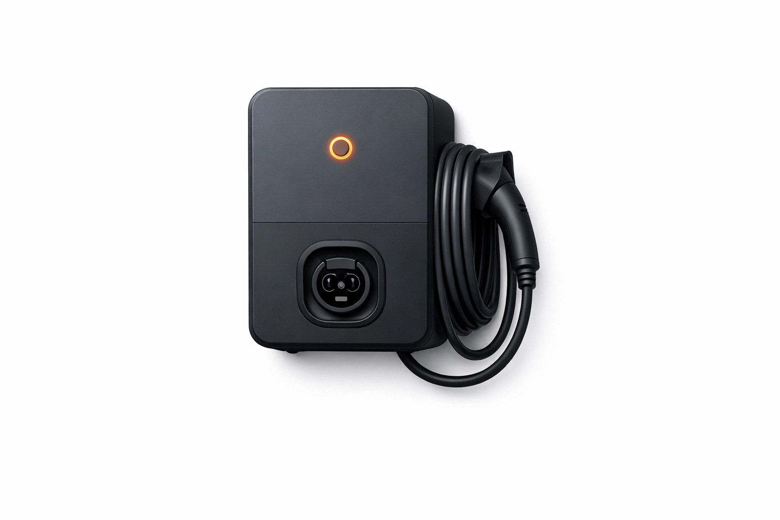 Wandmontierte Wallbox für Elektroautos installiert vom Fachbetrieb in Wien.