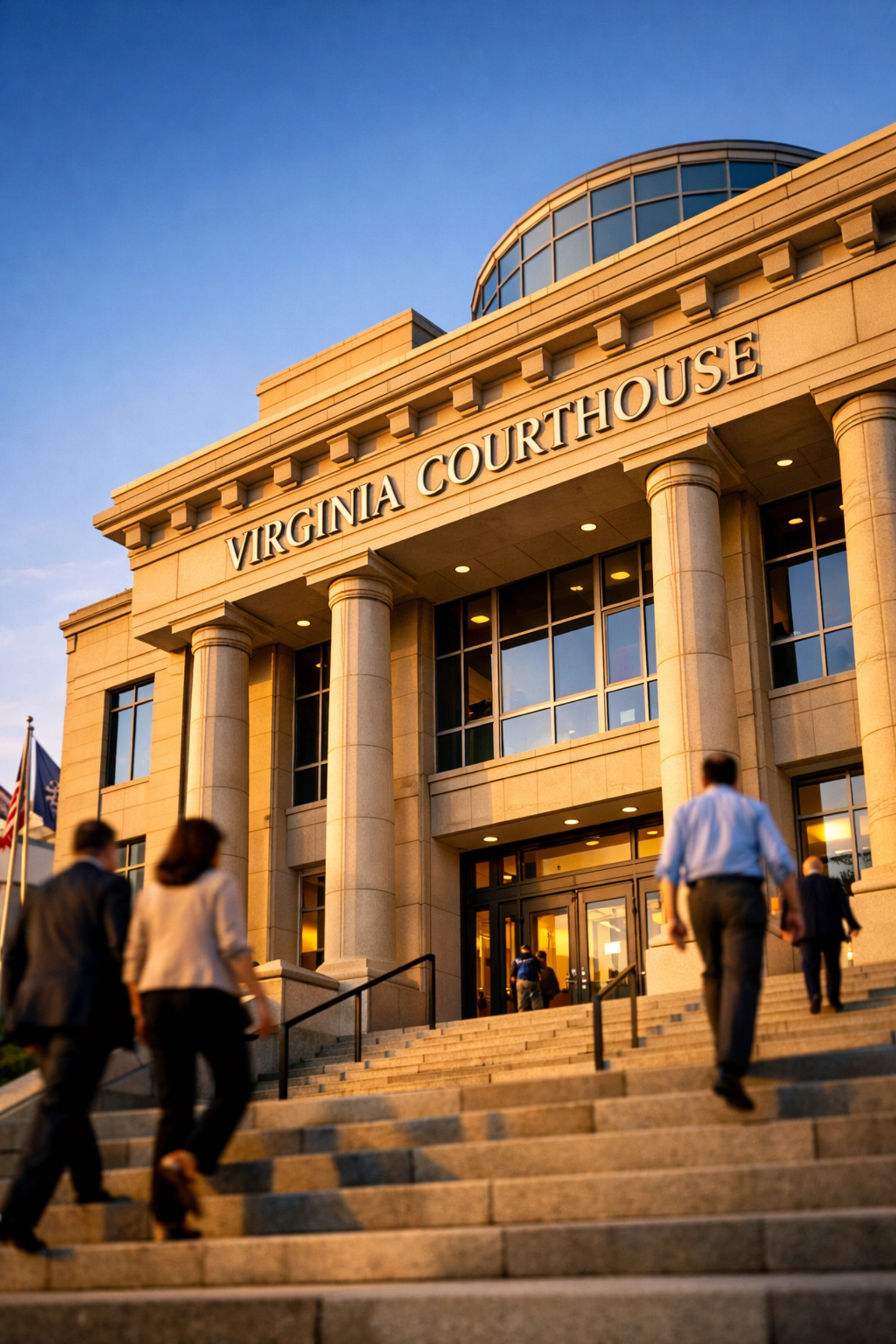 Hampton Roads Virginia courthouse where child custody cases are heard