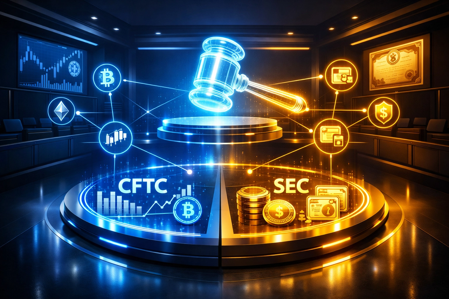 CLARITY Act divides crypto regulation between CFTC and SEC jurisdictions for digital assets