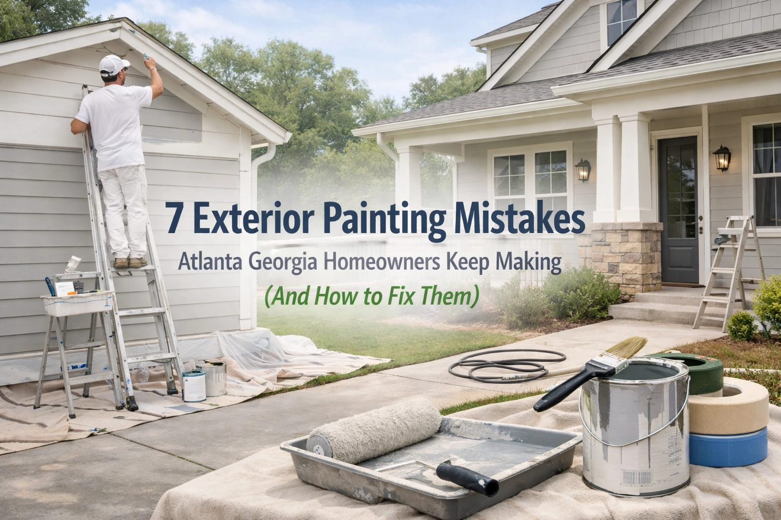 [HERO] 7 Exterior Painting Mistakes Atlanta Georgia Homeowners Keep Making (And How to Fix Them)