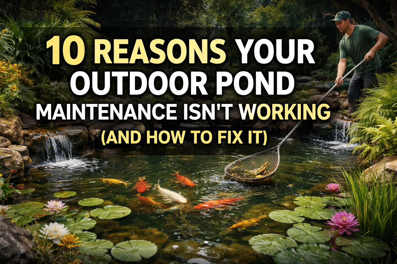 [HERO] 10 Reasons Your Outdoor Pond Maintenance Isn