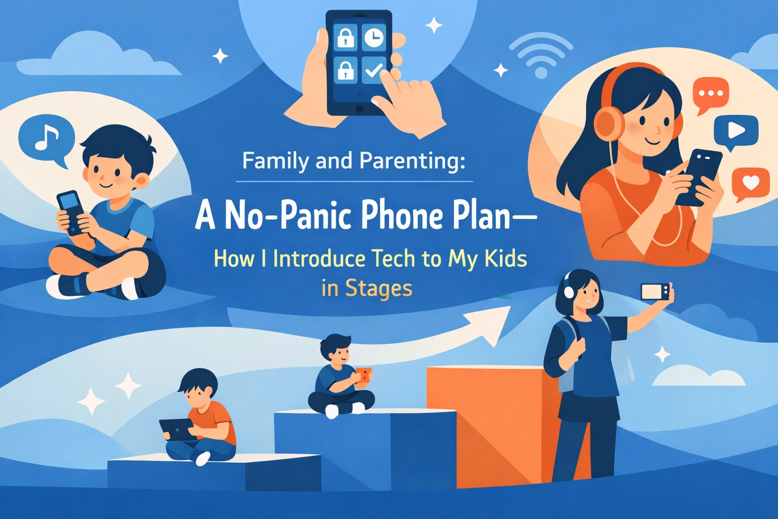 [HERO] Family and Parenting: A No-Panic Phone Plan: How I Introduce Tech to My Kids in Stages