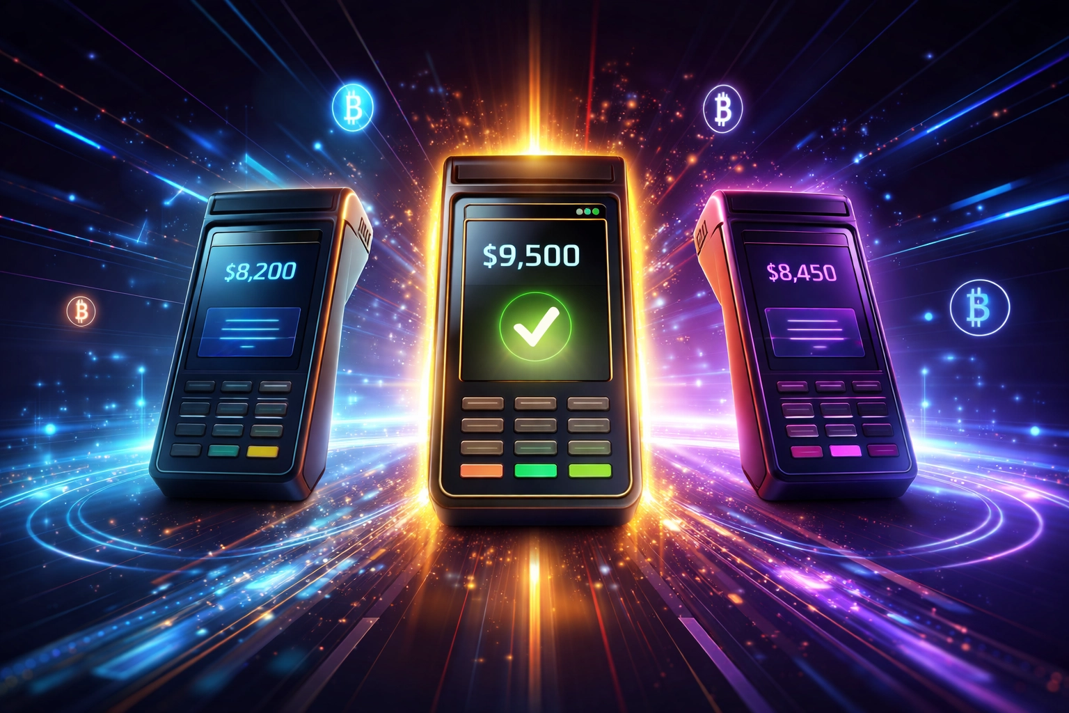 Comparison of crypto payment solutions dashboard highlighting fee savings and merchant control with Larecoin