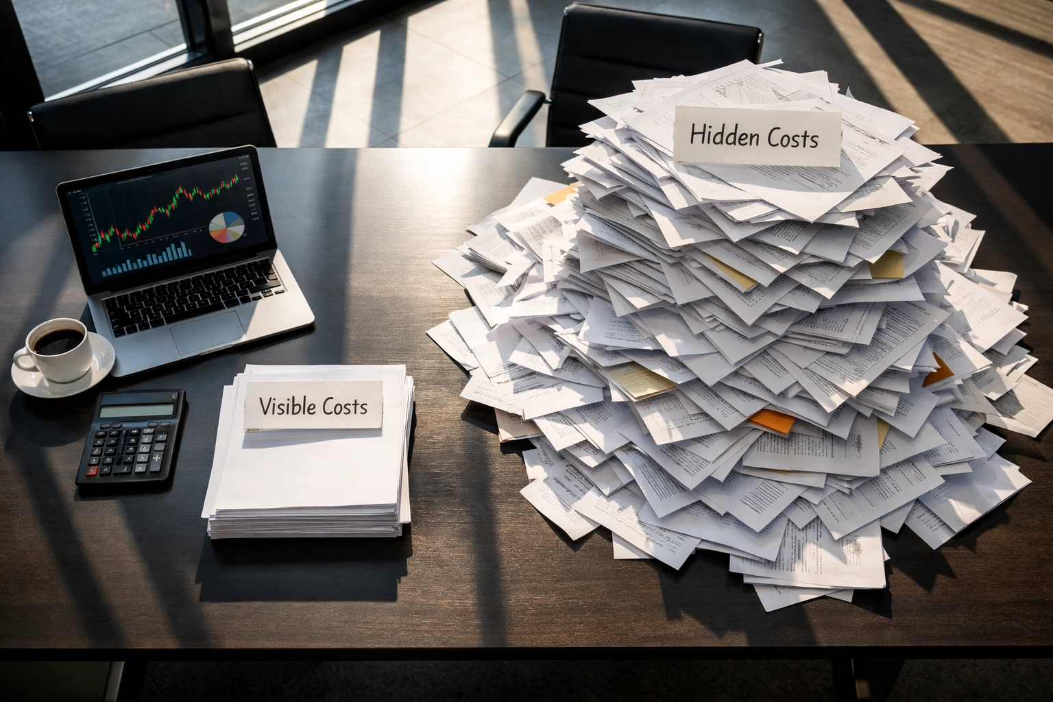ServiceNow implementation costs comparison showing visible versus hidden consulting expenses