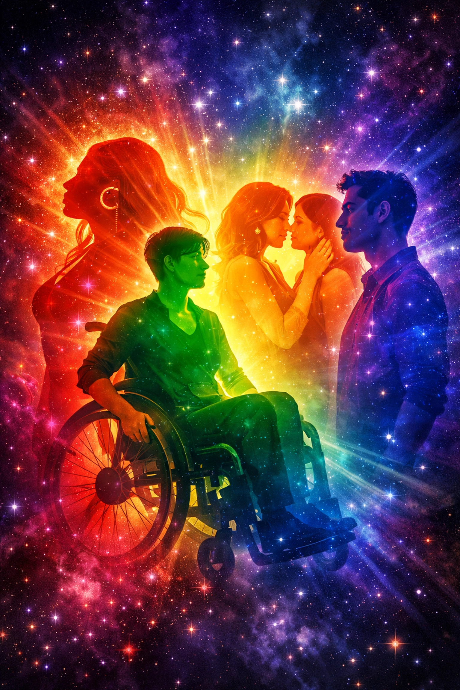 Intersectional LGBTQ+ community including trans, disabled, and BIPOC queer voices