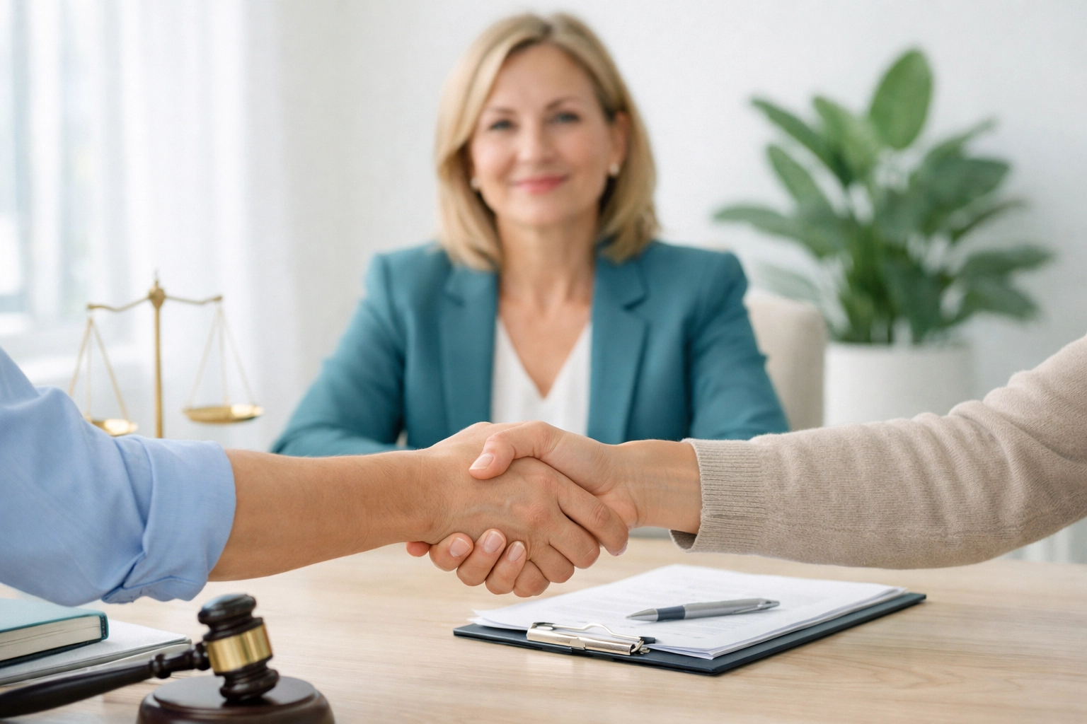 Successful property mediation and settlement meeting facilitated by a lawyer in Ludhiana.