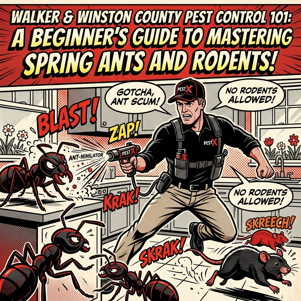 [HERO] Walker and Winston County Pest Control 101: A Beginner’s Guide to Mastering Spring Ants and Rodents