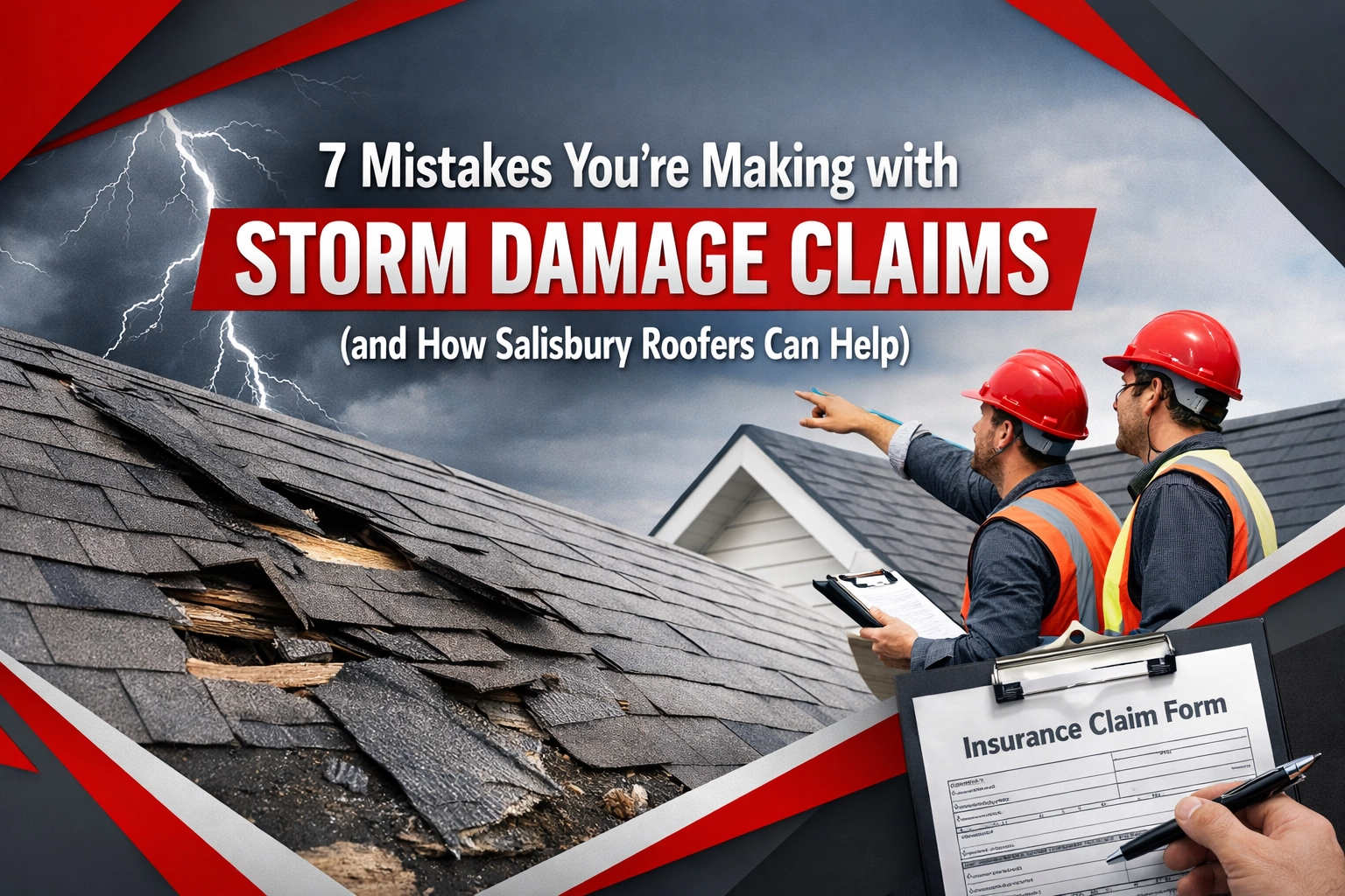 [HERO] 7 Mistakes You’re Making with Storm Damage Claims (and How Salisbury Roofers Can Help)
