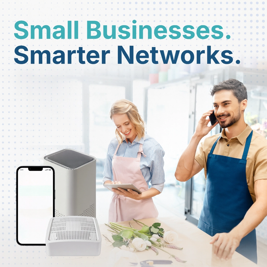 Small Business Owners with Premier Broadband Solutions