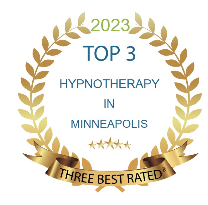 2023 Top 3 Hypnotherapy in Minneapolis Award Badge