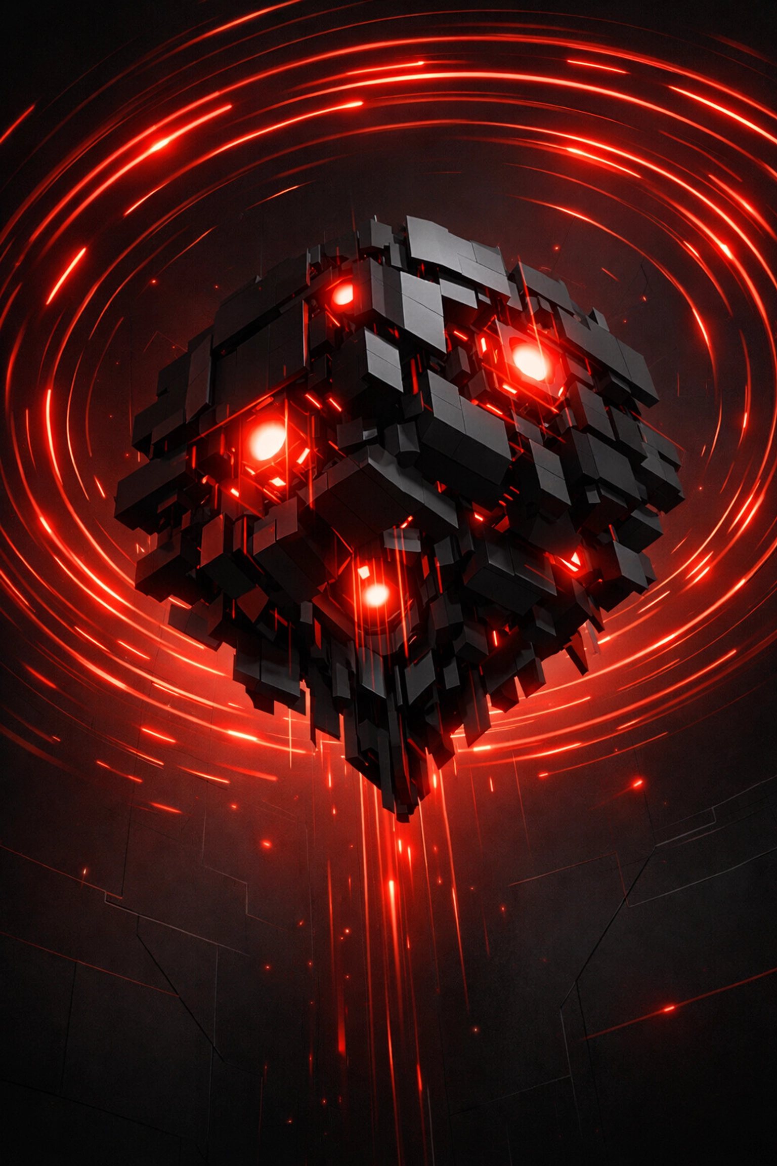 Glowing geometric core symbolizing the momentum of technical SEO and business visibility in 2026.