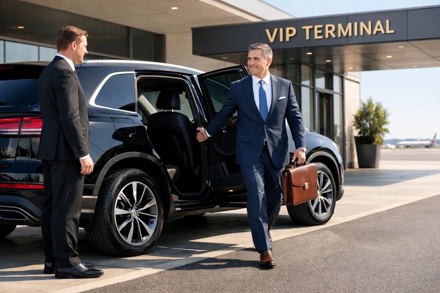 VIP transportation and luxury SUV logistics for corporate executives attending Super Bowl events.