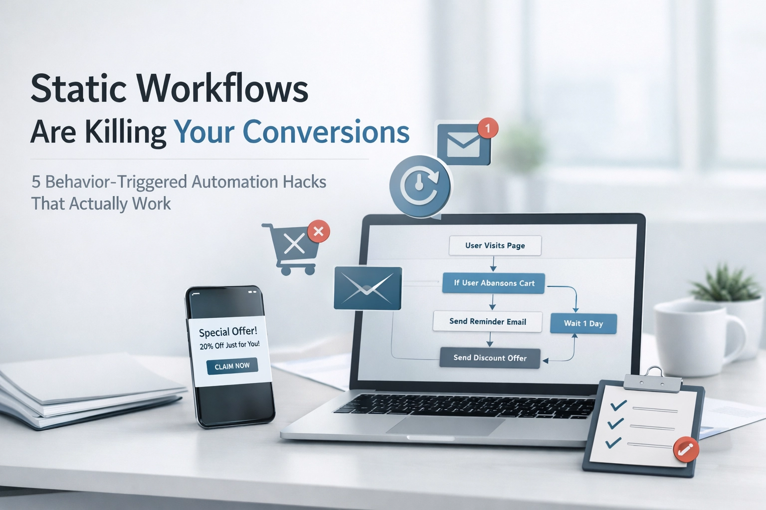 HERO Static Workflows Are Killing Your Conversions: 5 Behavior-Triggered Automation Hacks That Actually Work