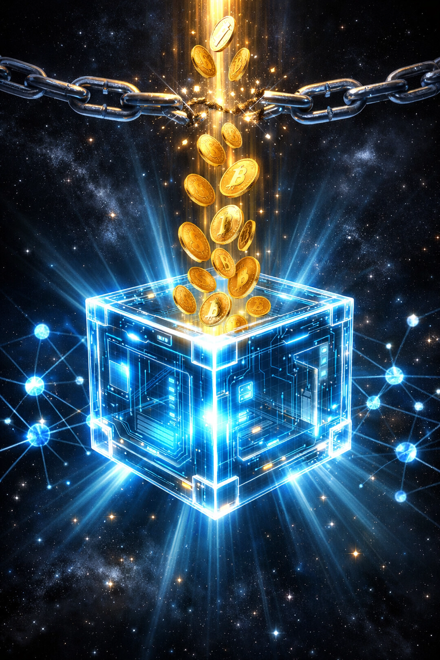 Self-custody crypto wallet receiving direct blockchain payments without intermediary processors