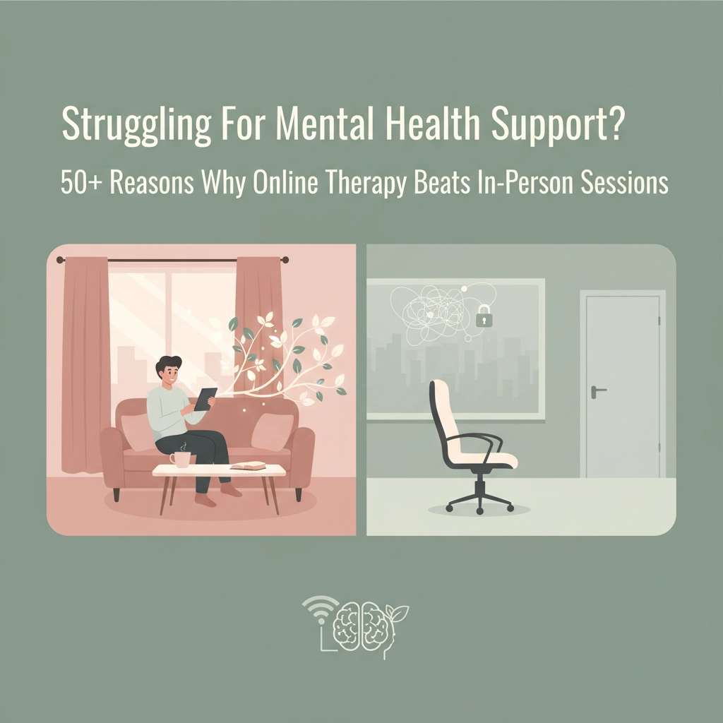 Struggling For Mental Health Support? 50+ Reasons Why Online Therapy Beats In-Person Sessions
