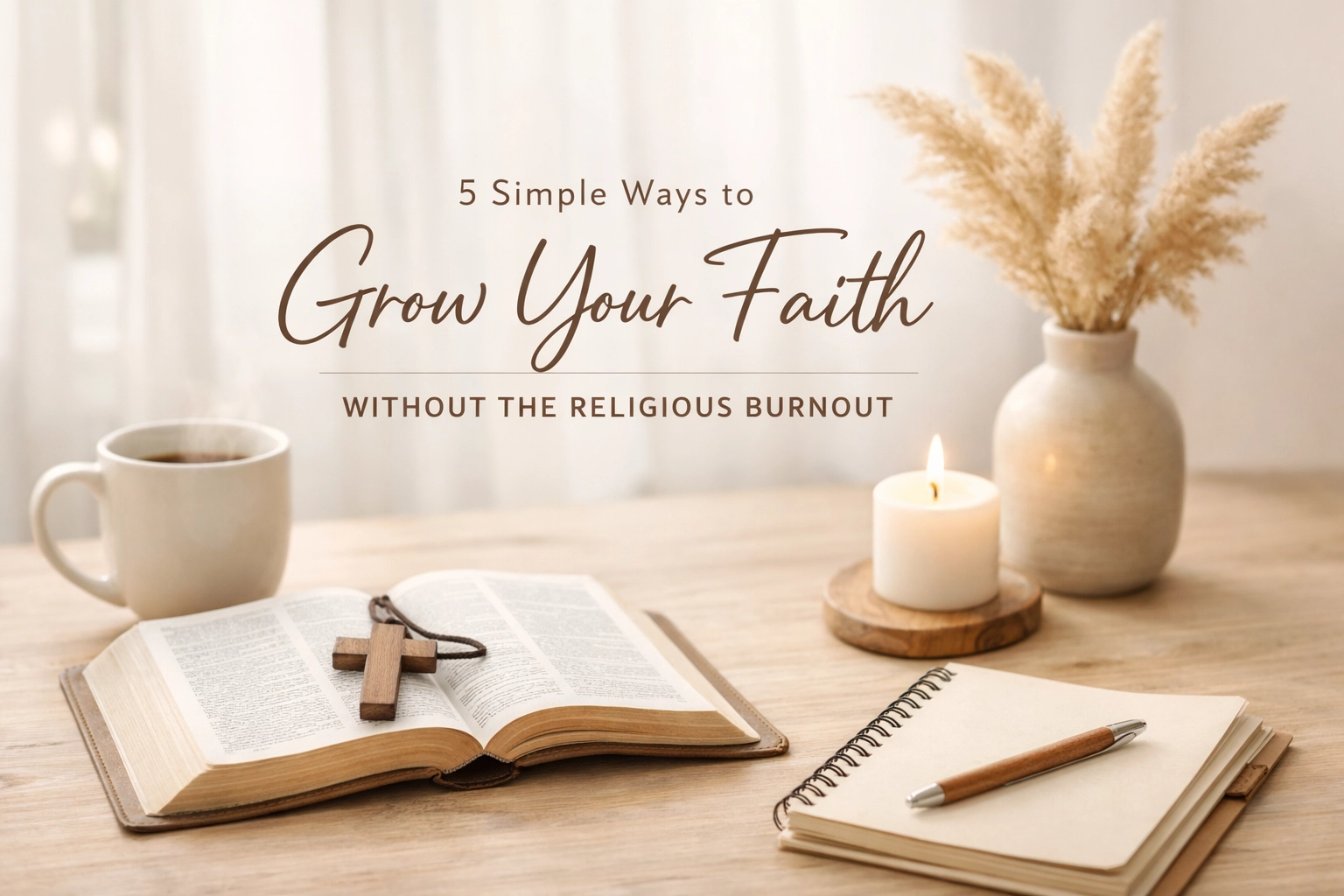 [HERO] 5 Simple Ways to Grow Your Faith Without the Religious Burnout