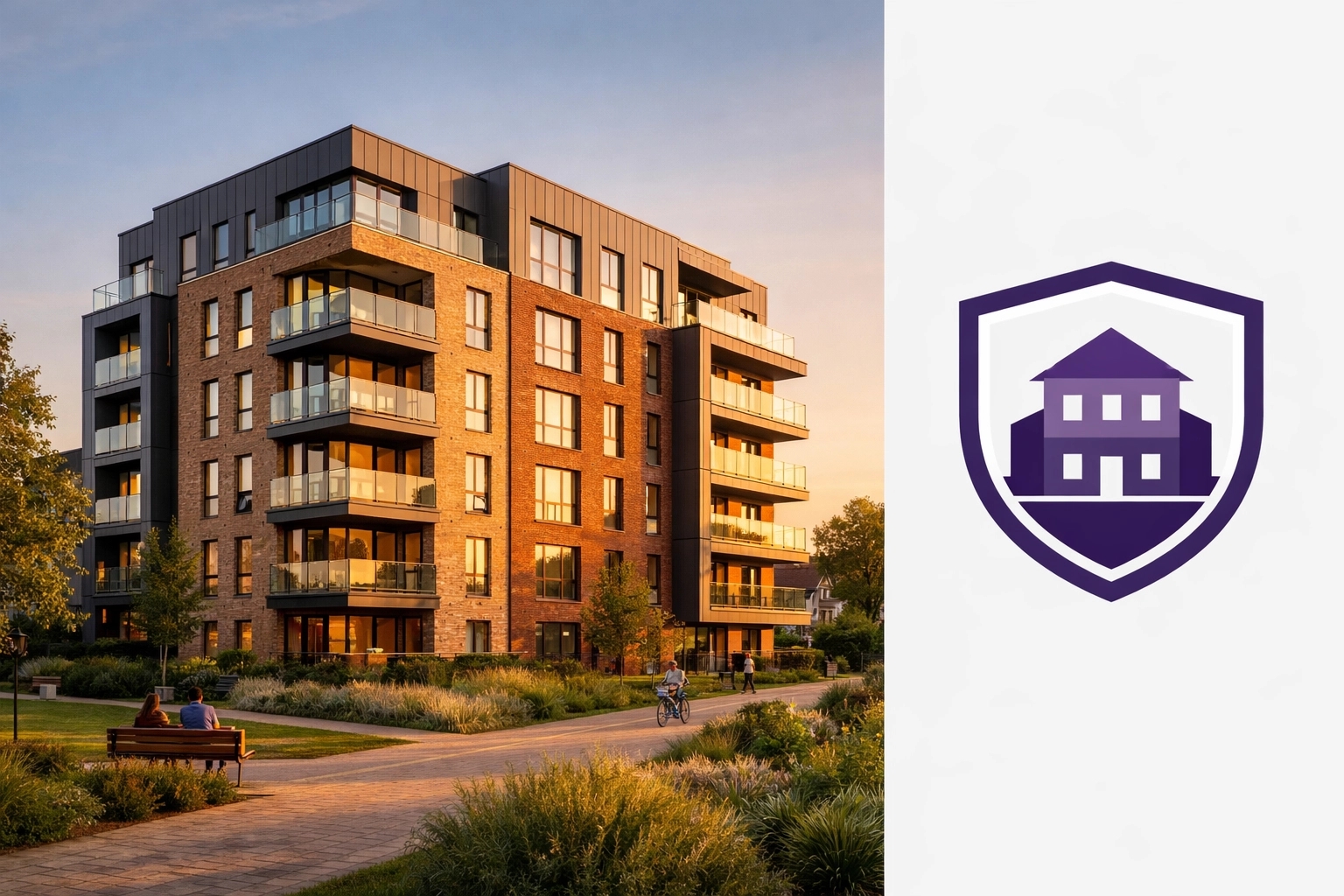 Modern mid-rise residential block in Essex demonstrating building safety compliance and asset protection.