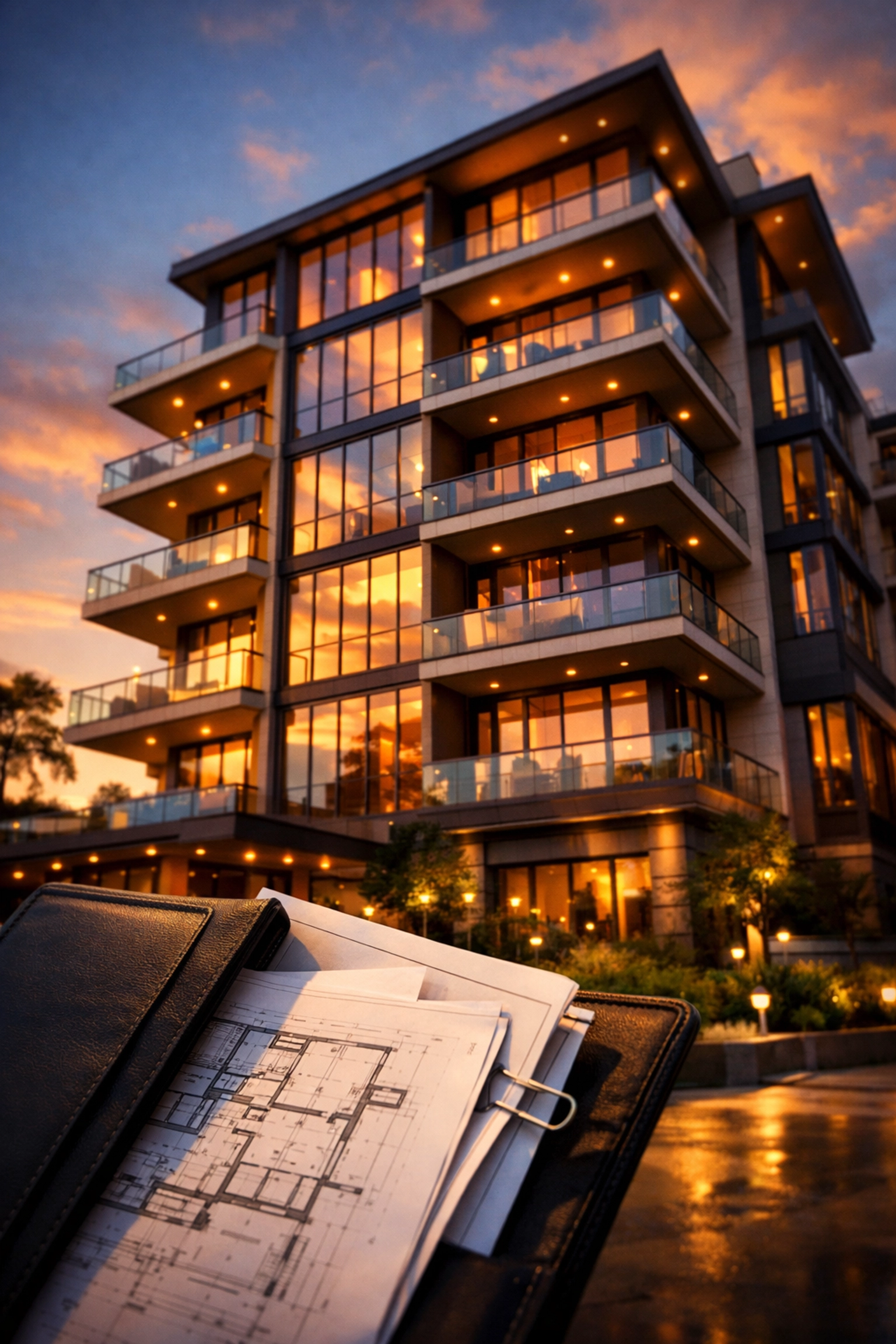 Modern commercial real estate building for syndication investment opportunities