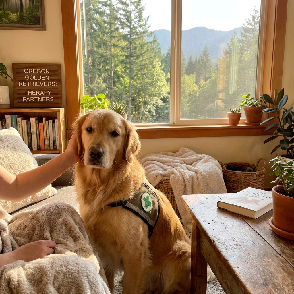 Why Oregon Golden Retrievers Make Perfect Therapy Dogs: Genetic Secrets Revealed