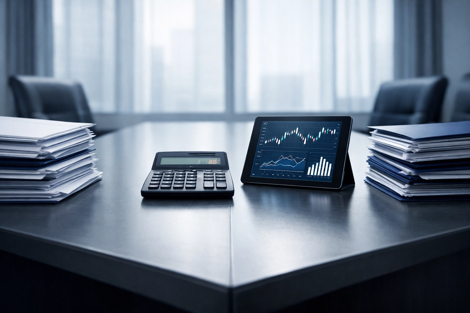 Organized financial documents showing asset division strategy during Florida divorce proceedings