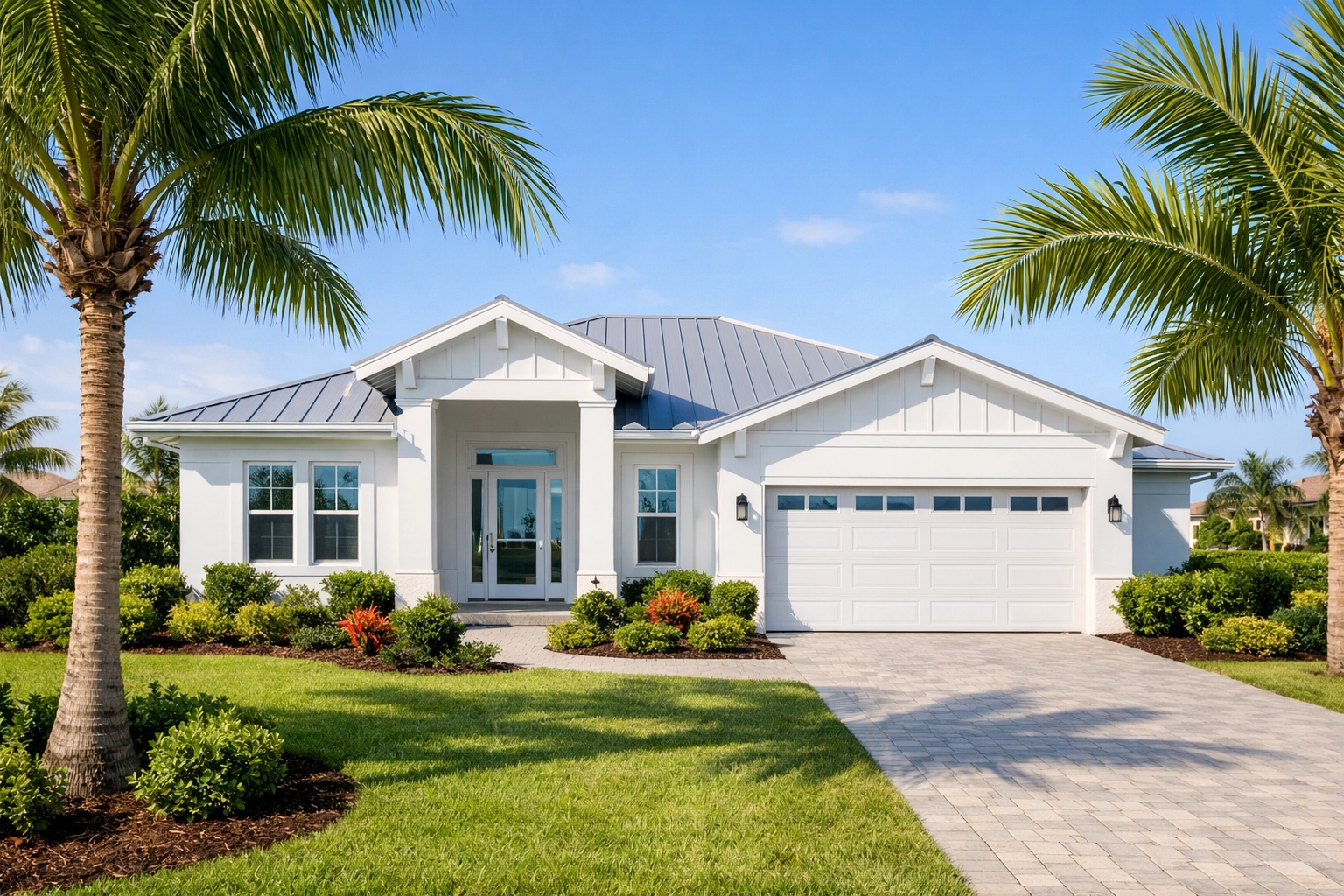 Modern single-family home in Fort Myers representing a prime real estate investment opportunity.