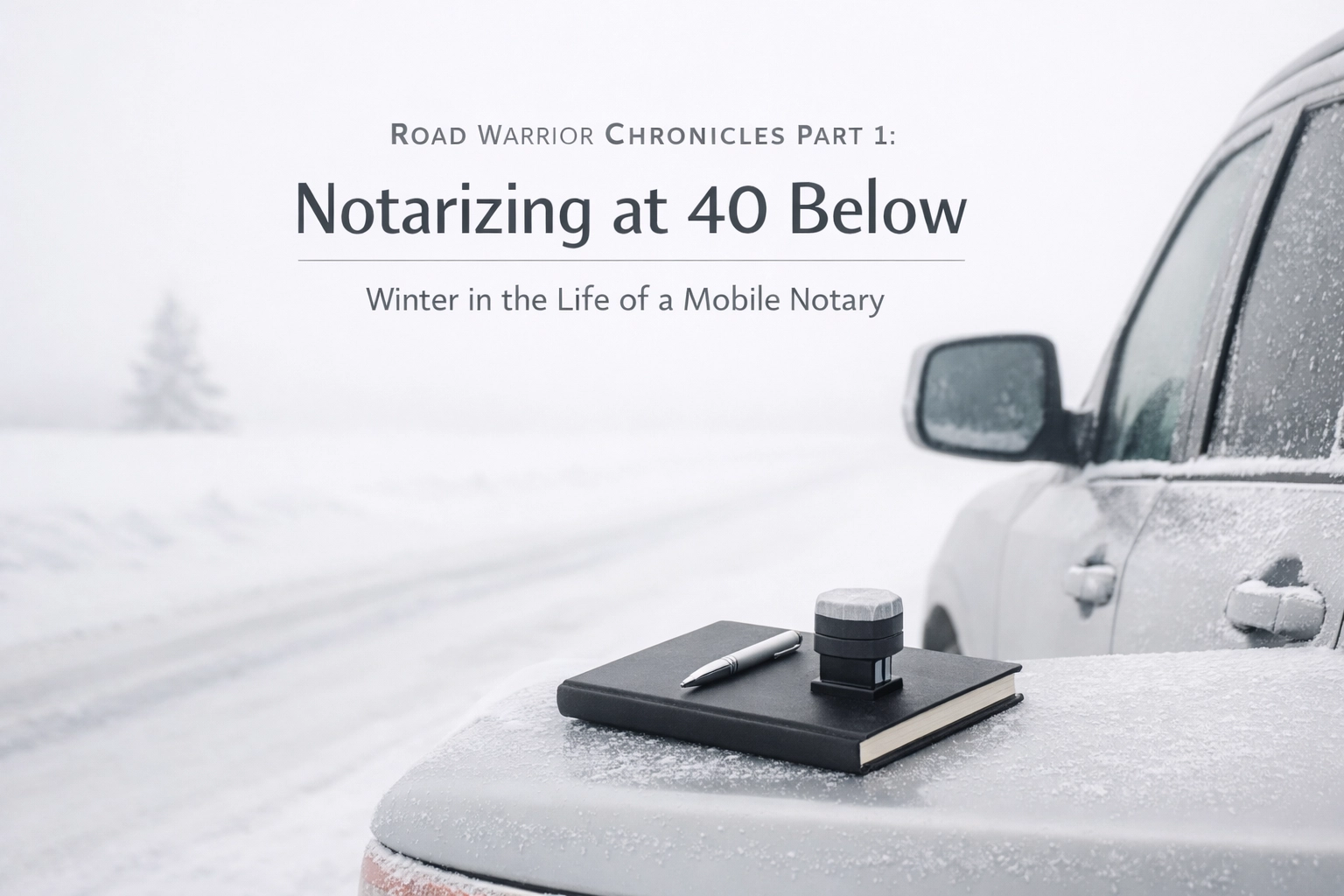 [HERO] Road Warrior Chronicles Part 1: Notarizing at 40 Below – Winter in the Life of a Mobile Notary