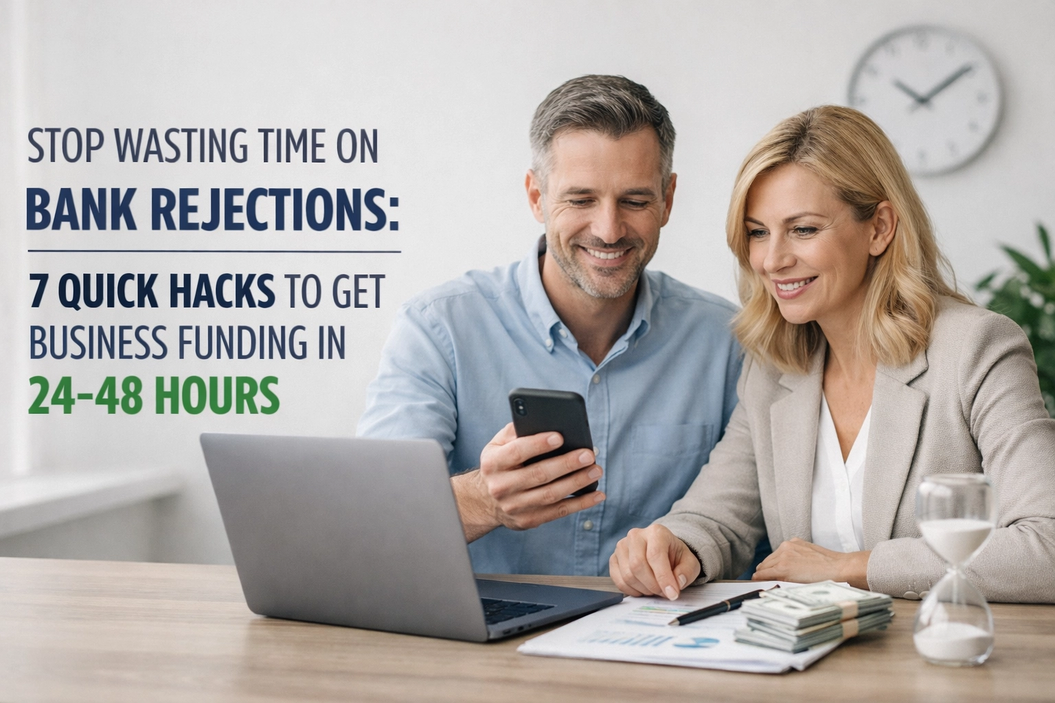 [HERO] Stop Wasting Time on Bank Rejections: 7 Quick Hacks to Get Business Funding in 24-48 Hours